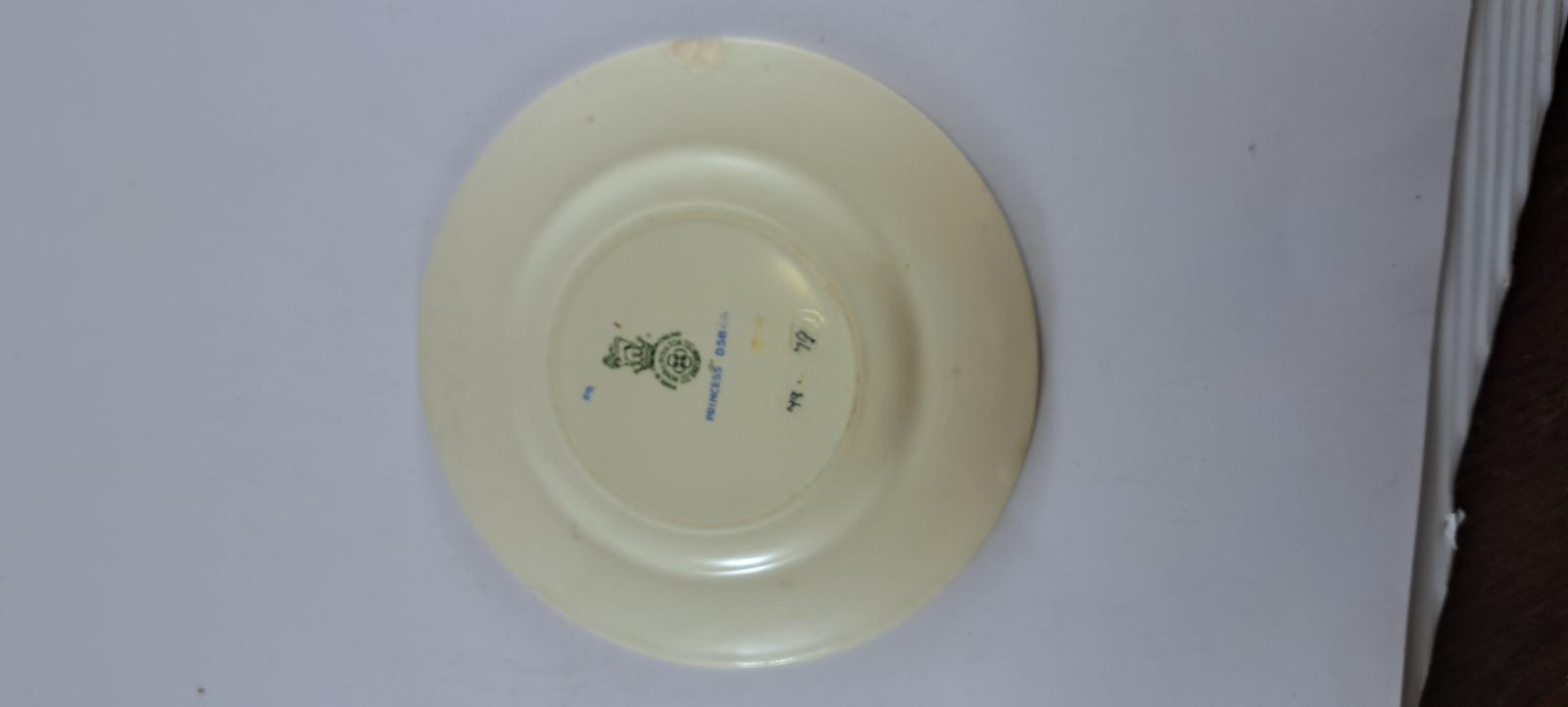 back view side plate Royal Doulton  