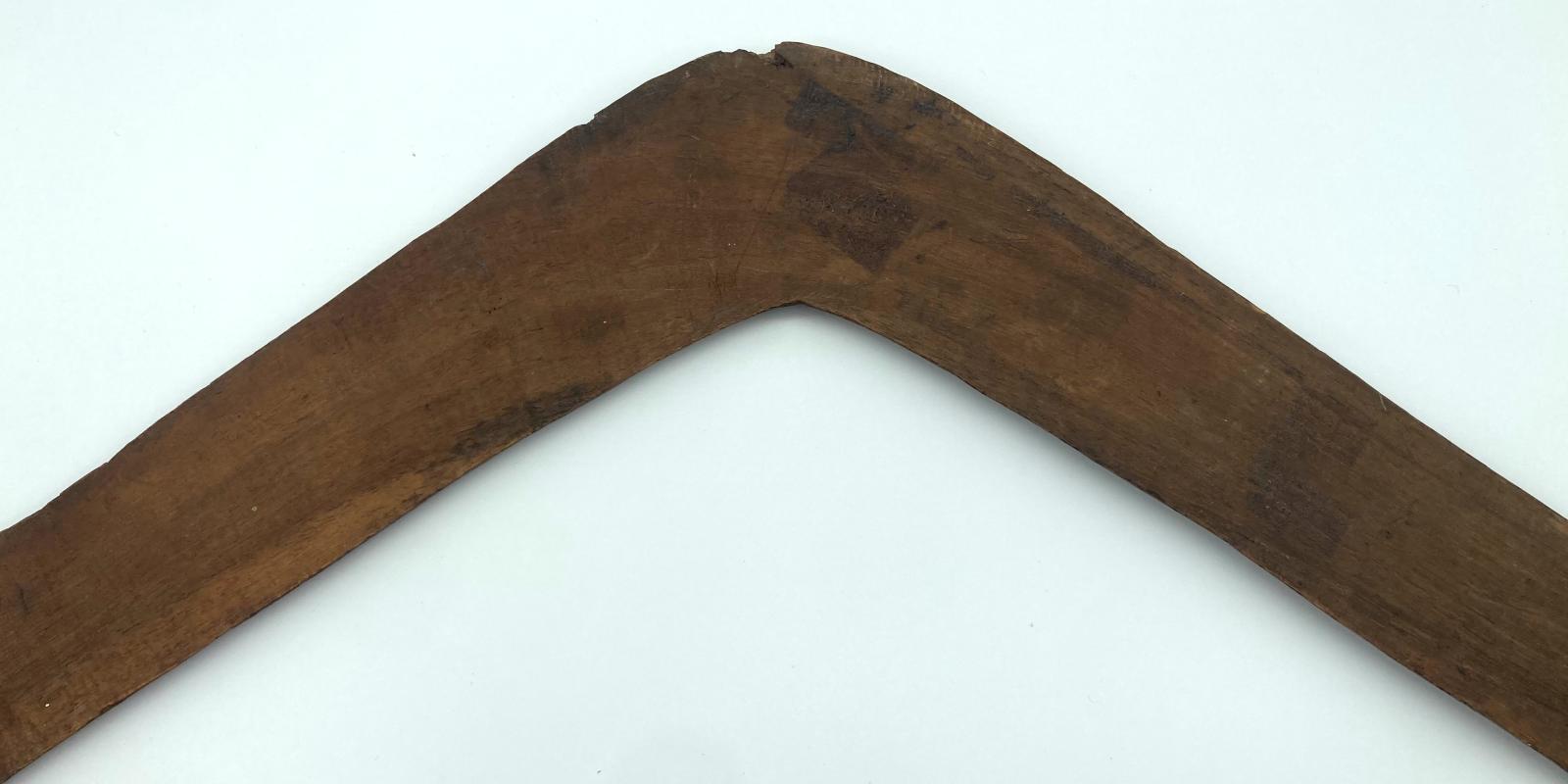 Back of boomerang - central section