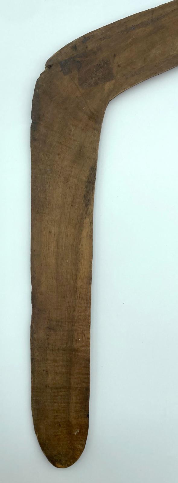 Back of boomerang - right side