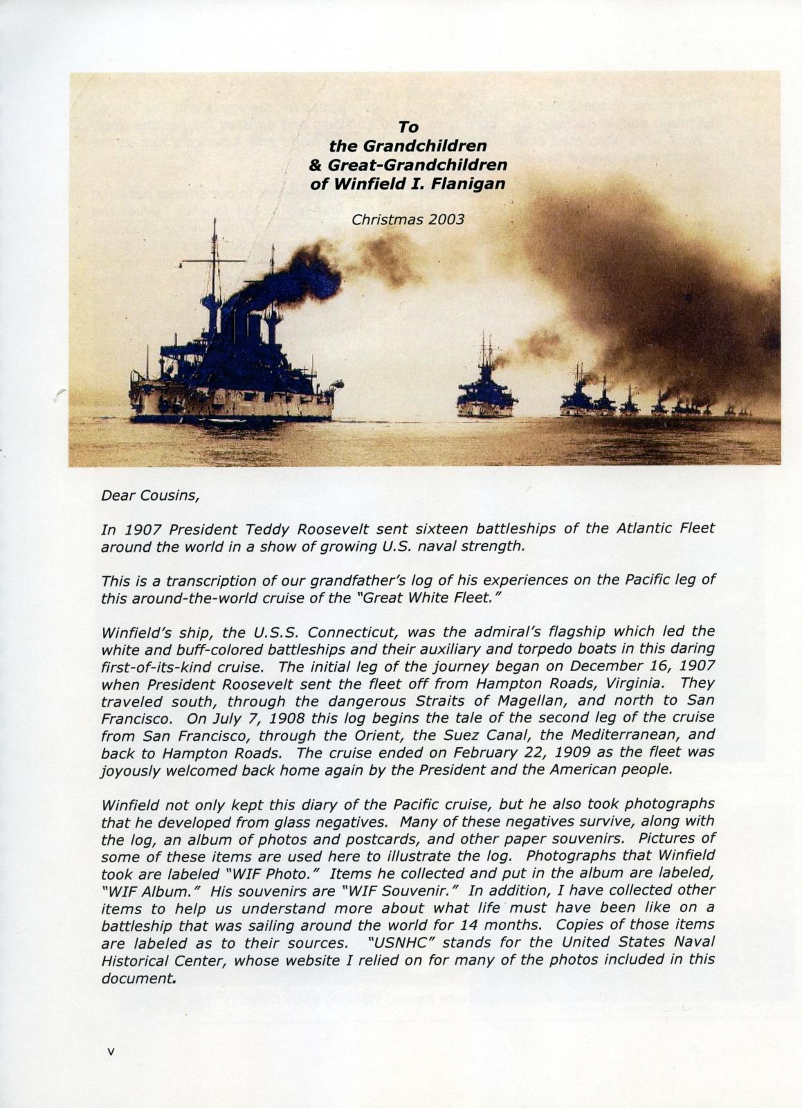 Introduction from booklet - Winfield I. Flanigan