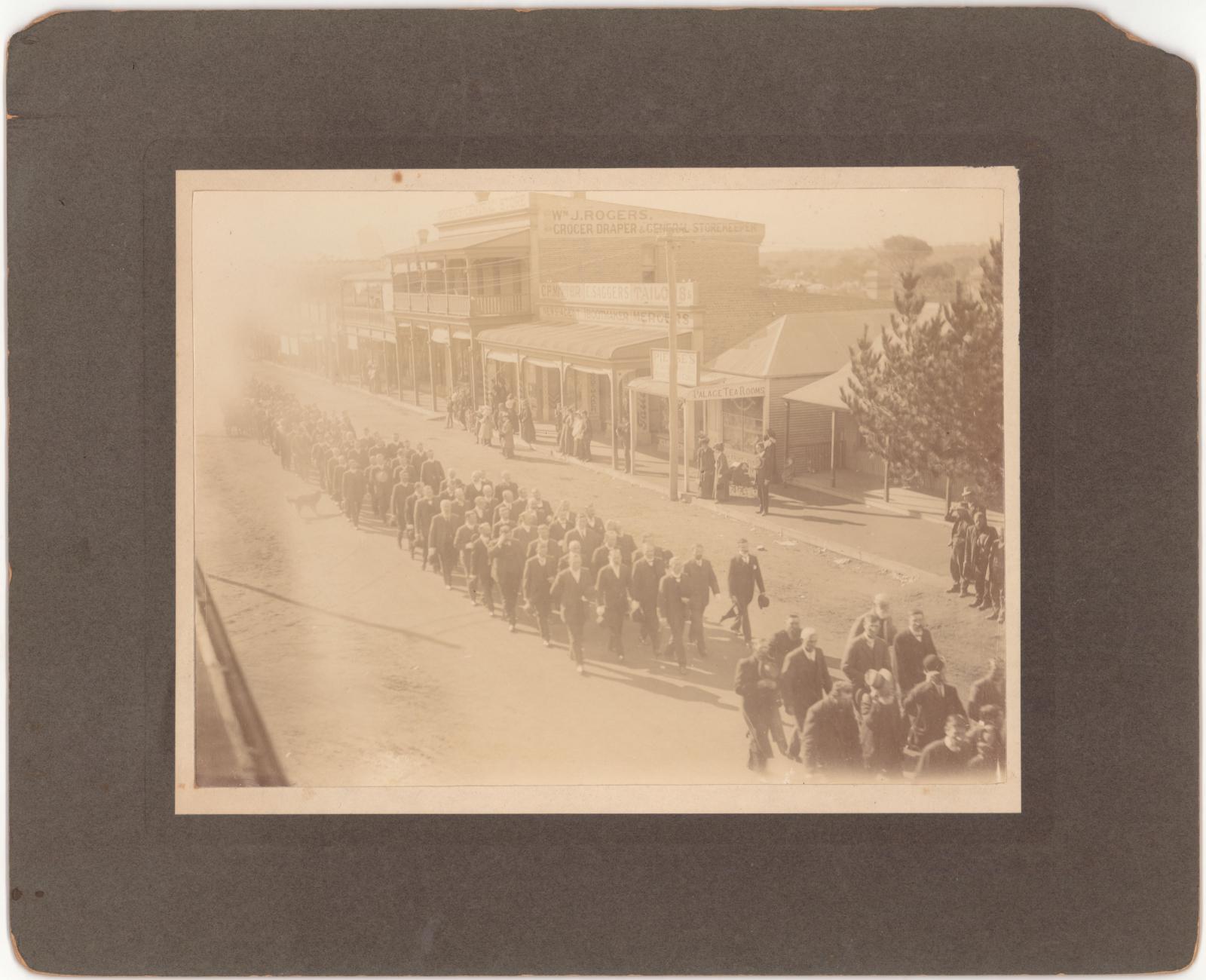 Funeral Cortege of the Hon. Frederick Henry Piesse