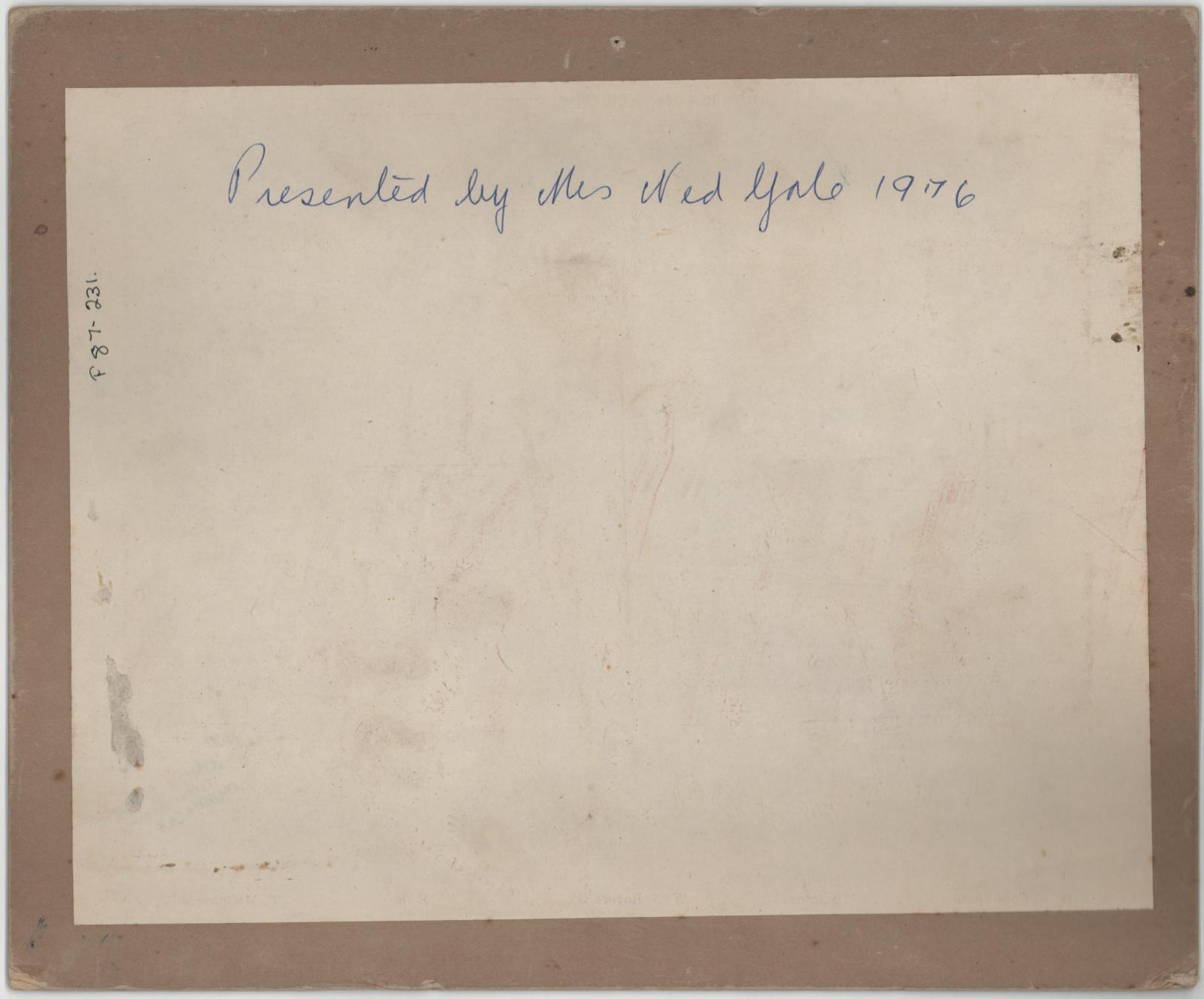 Back of photograph of Katanning Flour Mills Limited Directorate
