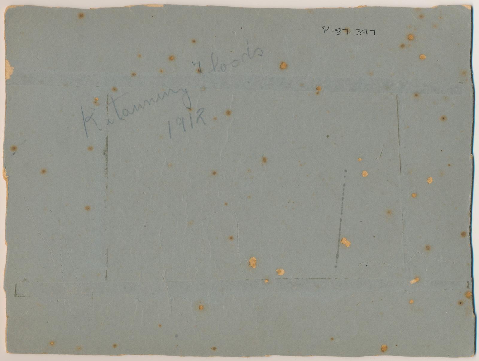 Back of photograph of Katanning Floods