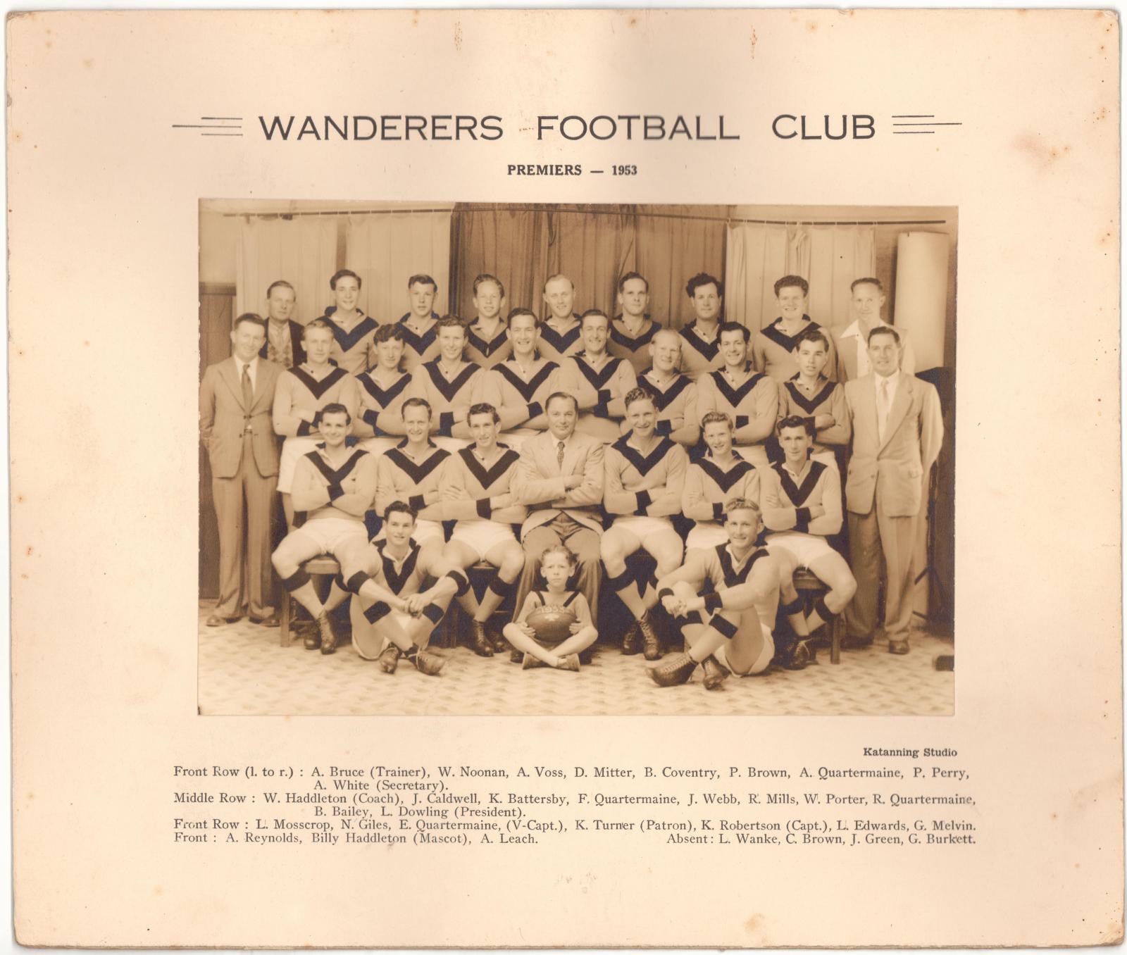 Wanderers Football Club Premiers