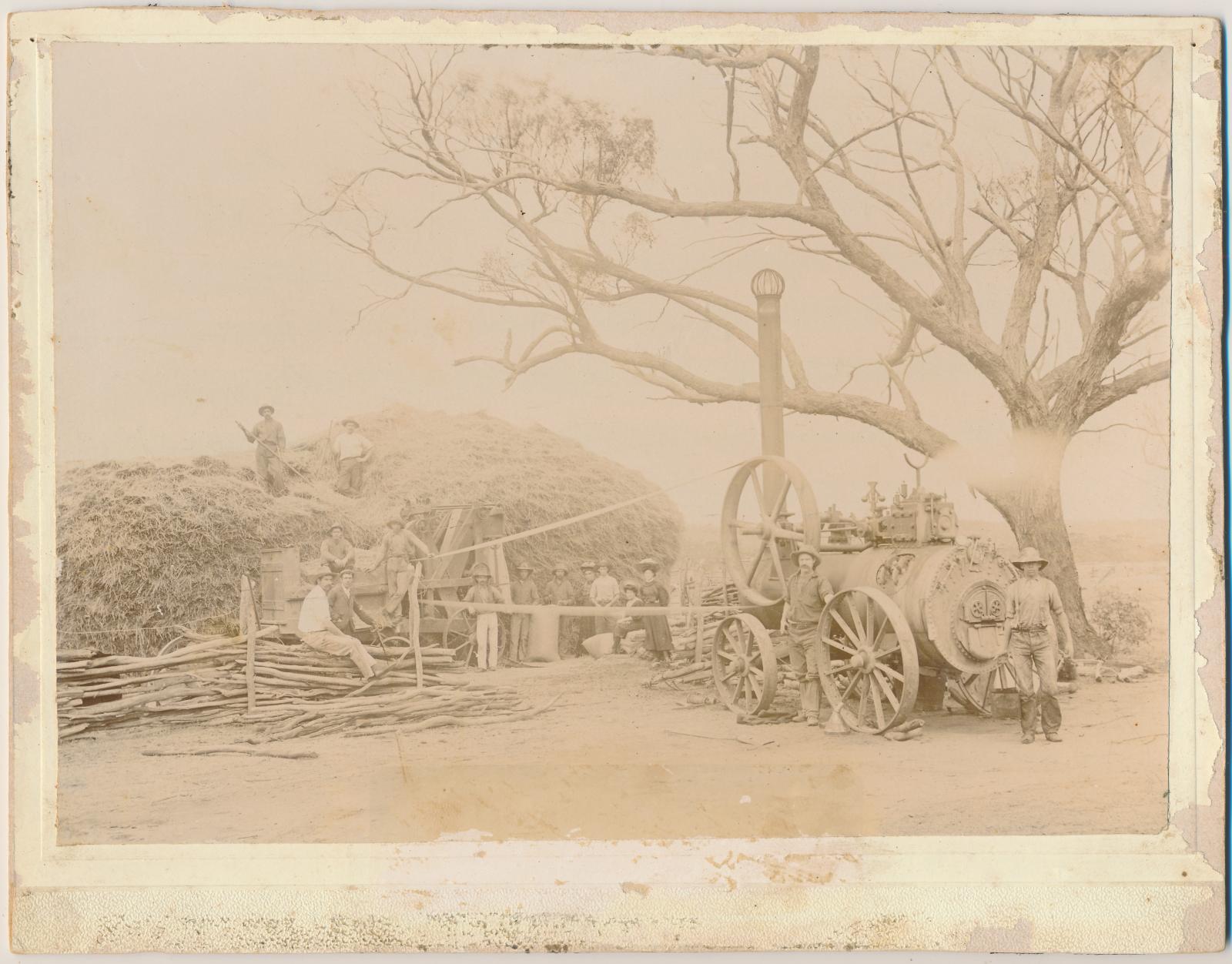 Pat Garrity's Chaff Cutting Plant on the farm Coompatine