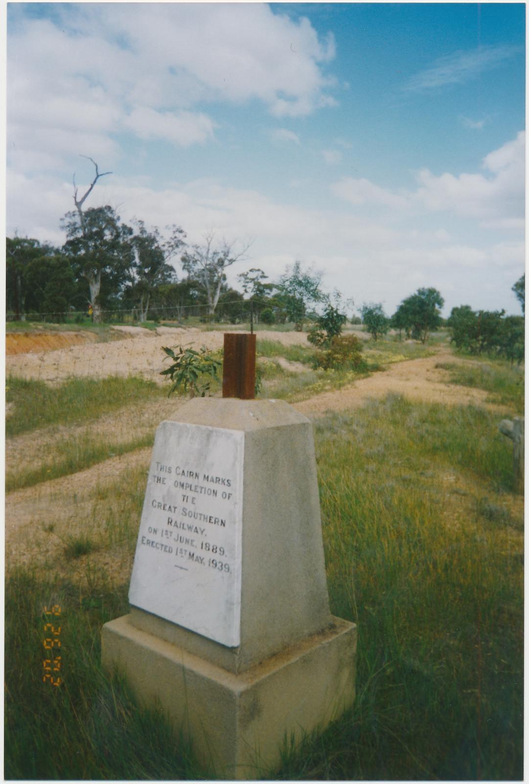 Katanning Railway Cairn