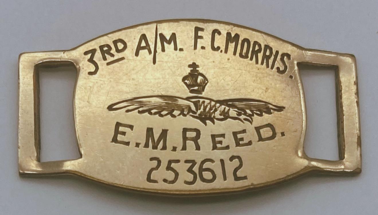 Metal identity tag - Frederick Charles Morris
