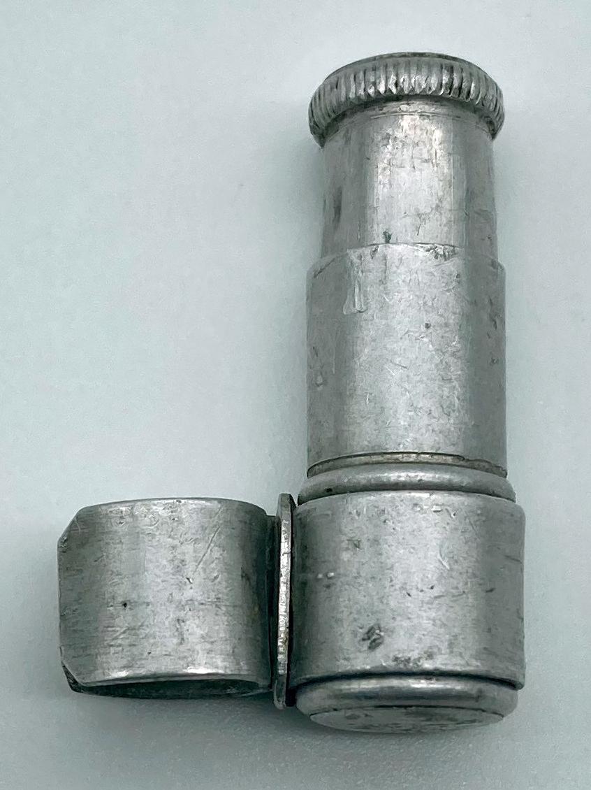 Pigeon canister - side view