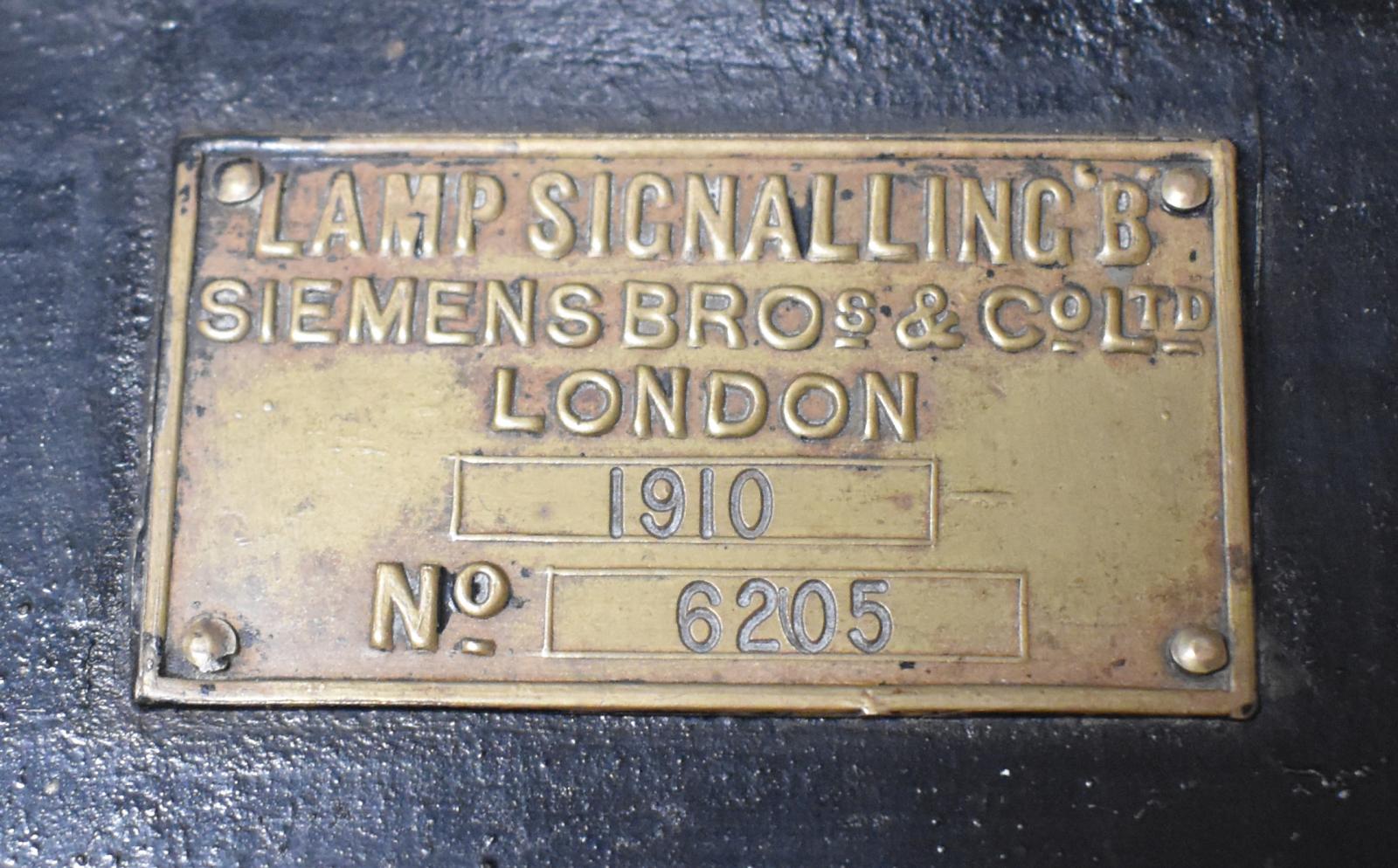 Begbie Lamp Badge