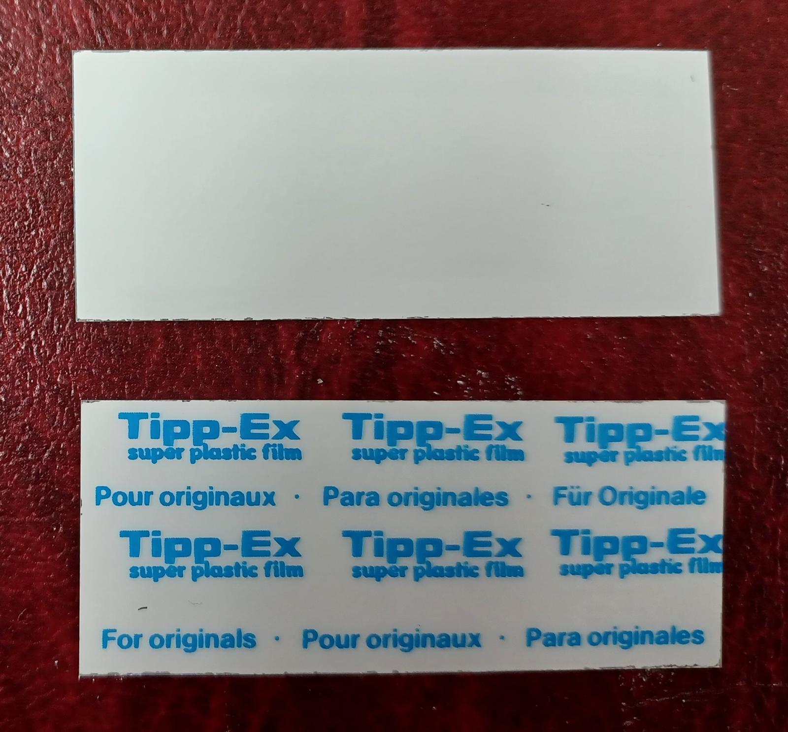 Tippex strips