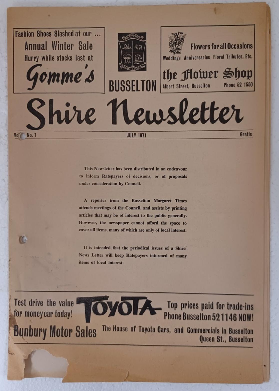 Shire Newsletter