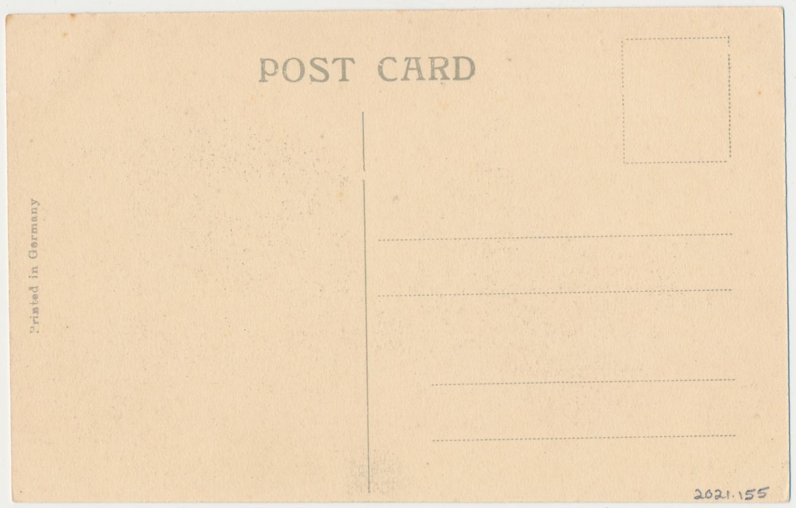 Back of postcard of Austral Terrace, Katanning