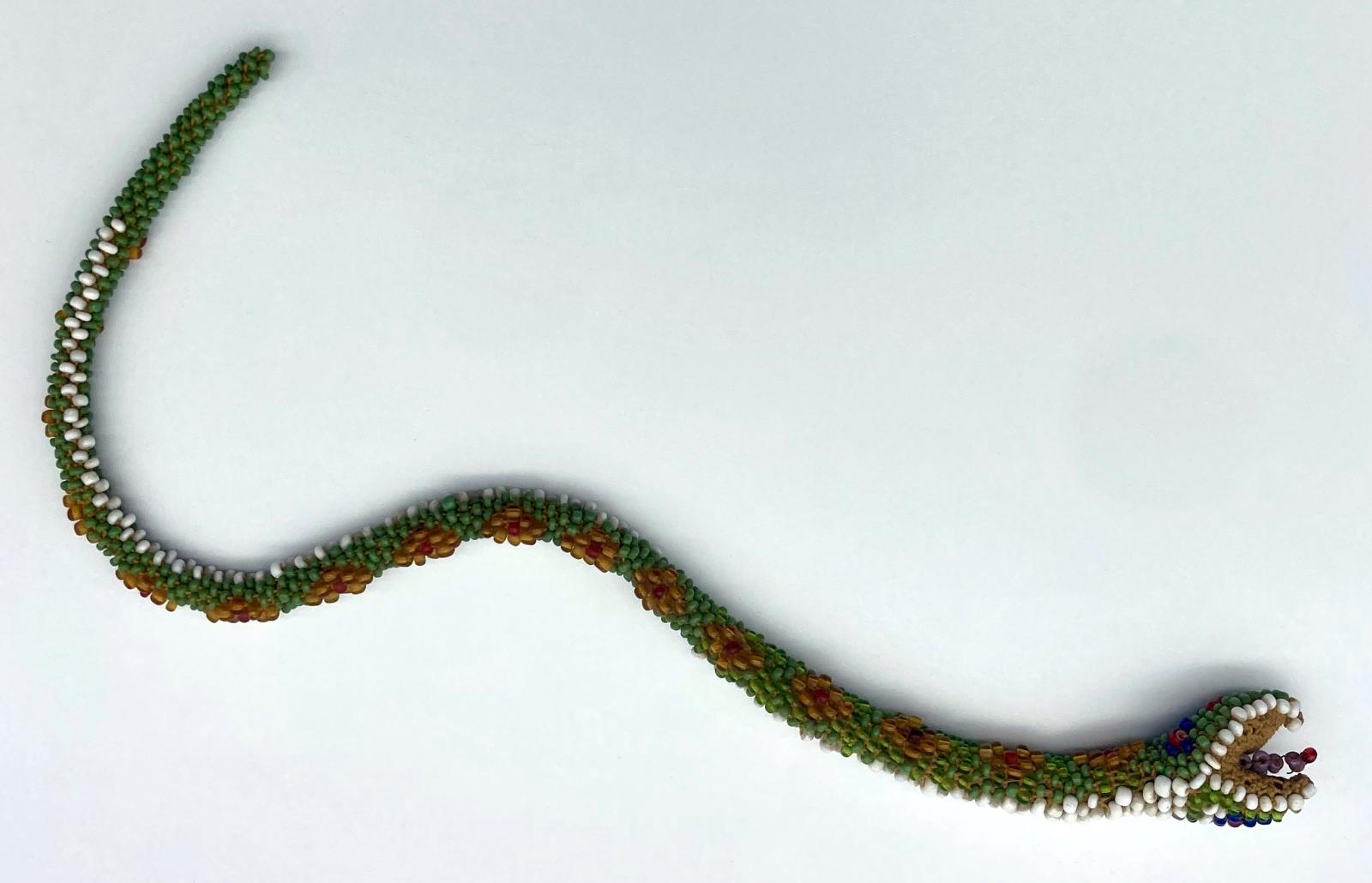 Small Ottoman prisoner of war beadwork snake