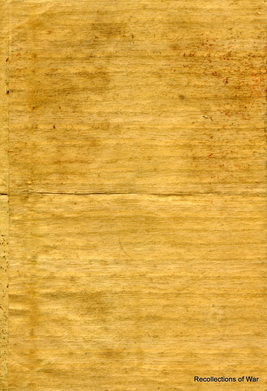 Back of Christmas card sent by Walter F. Holliday