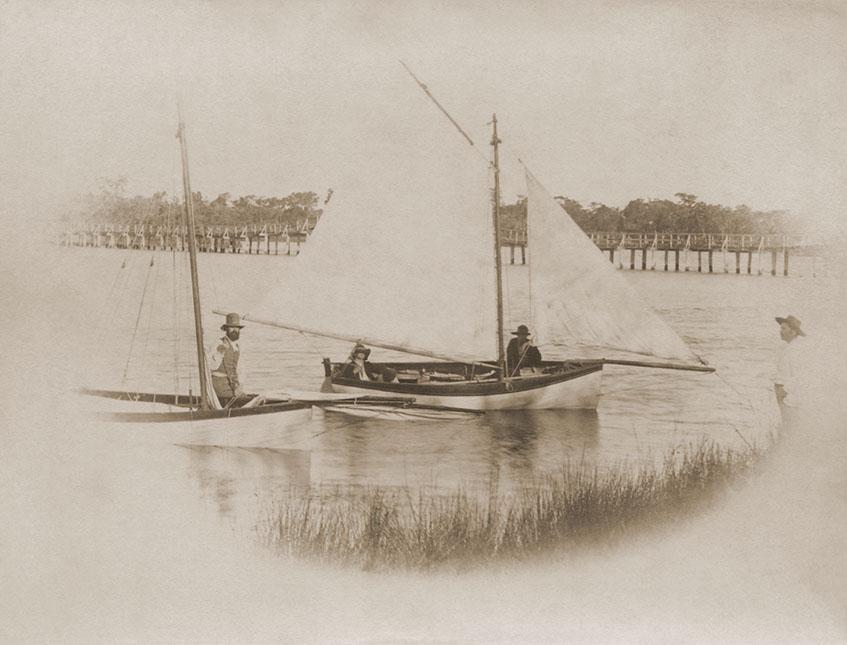 Yachts At Canning Bridge