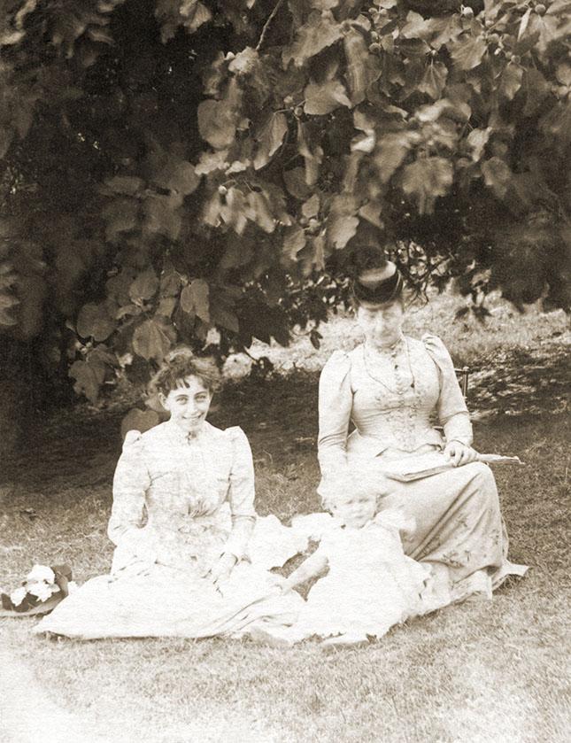 Family In The Garden