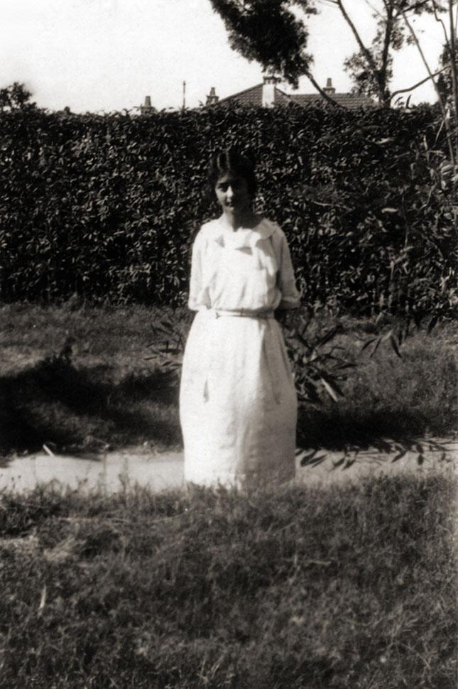 Young Woman In Garden Source: Claremont Museum 09.269