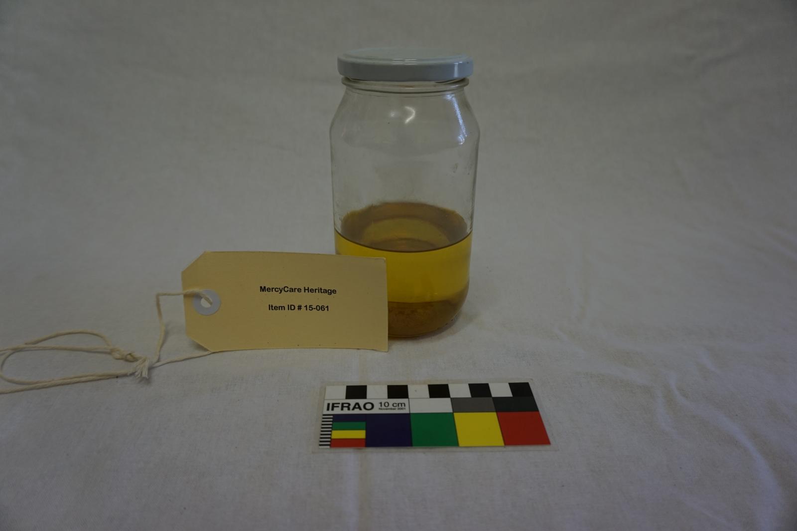 Clear  Jar with Olive Oil