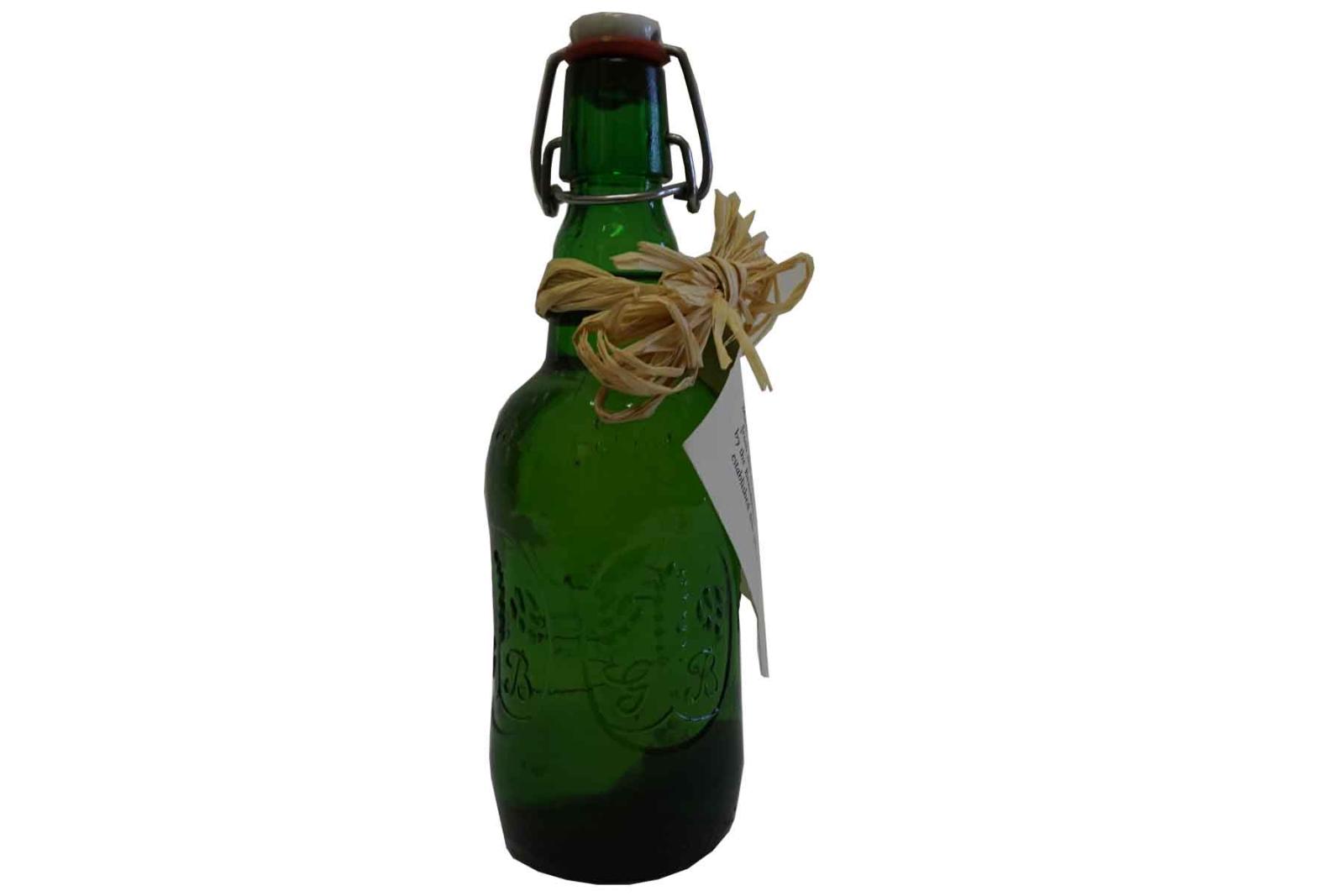 Glass Jar with Olive Oil