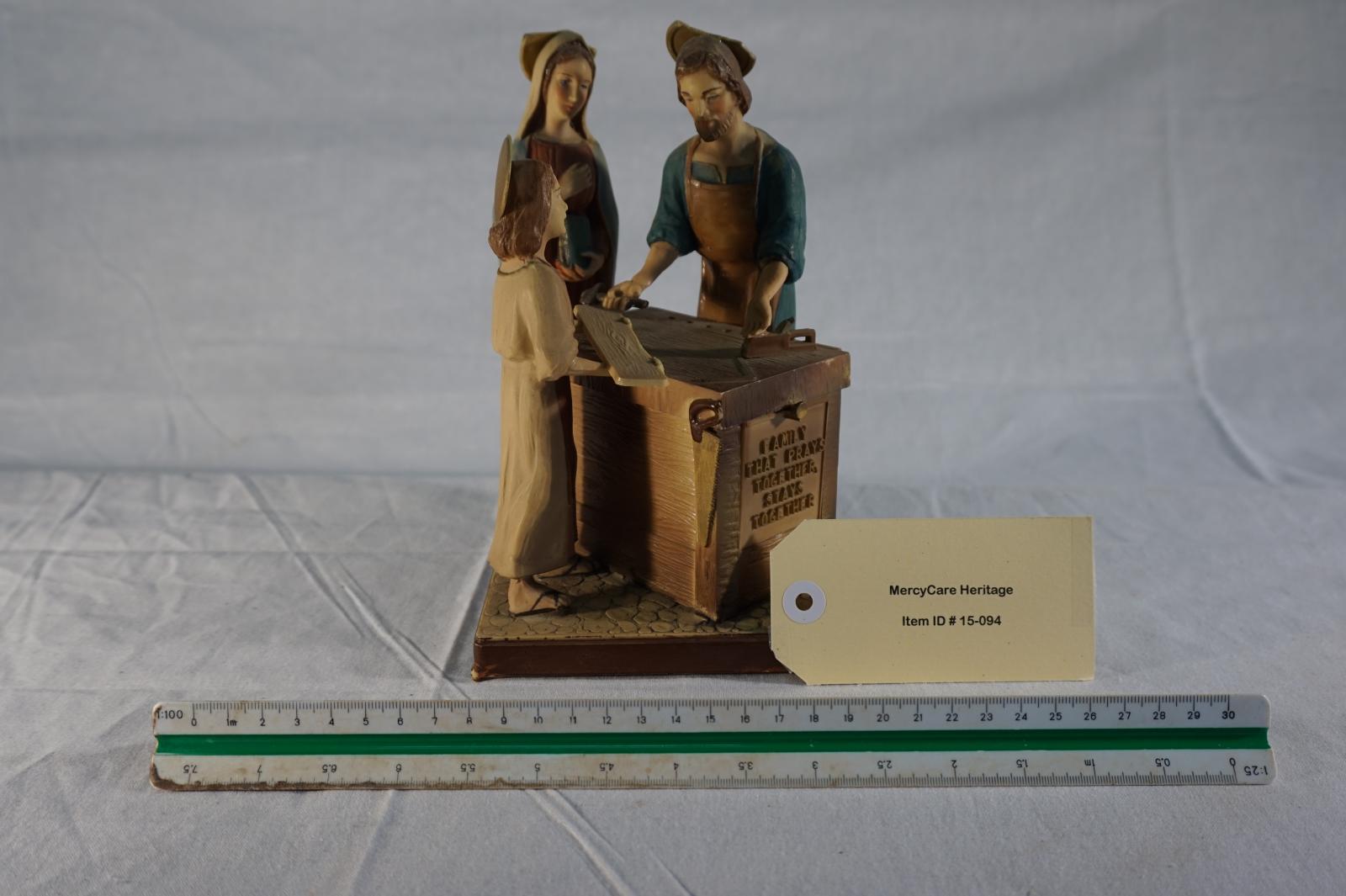Plastic Statue of Holy Family