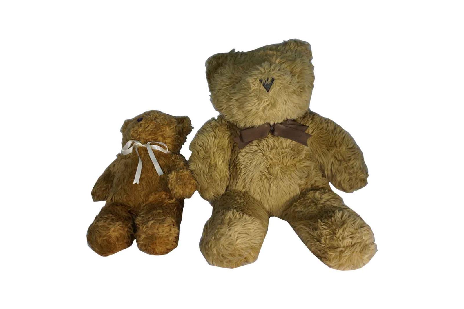 Set of 2 Stuffed Teddy Bears
