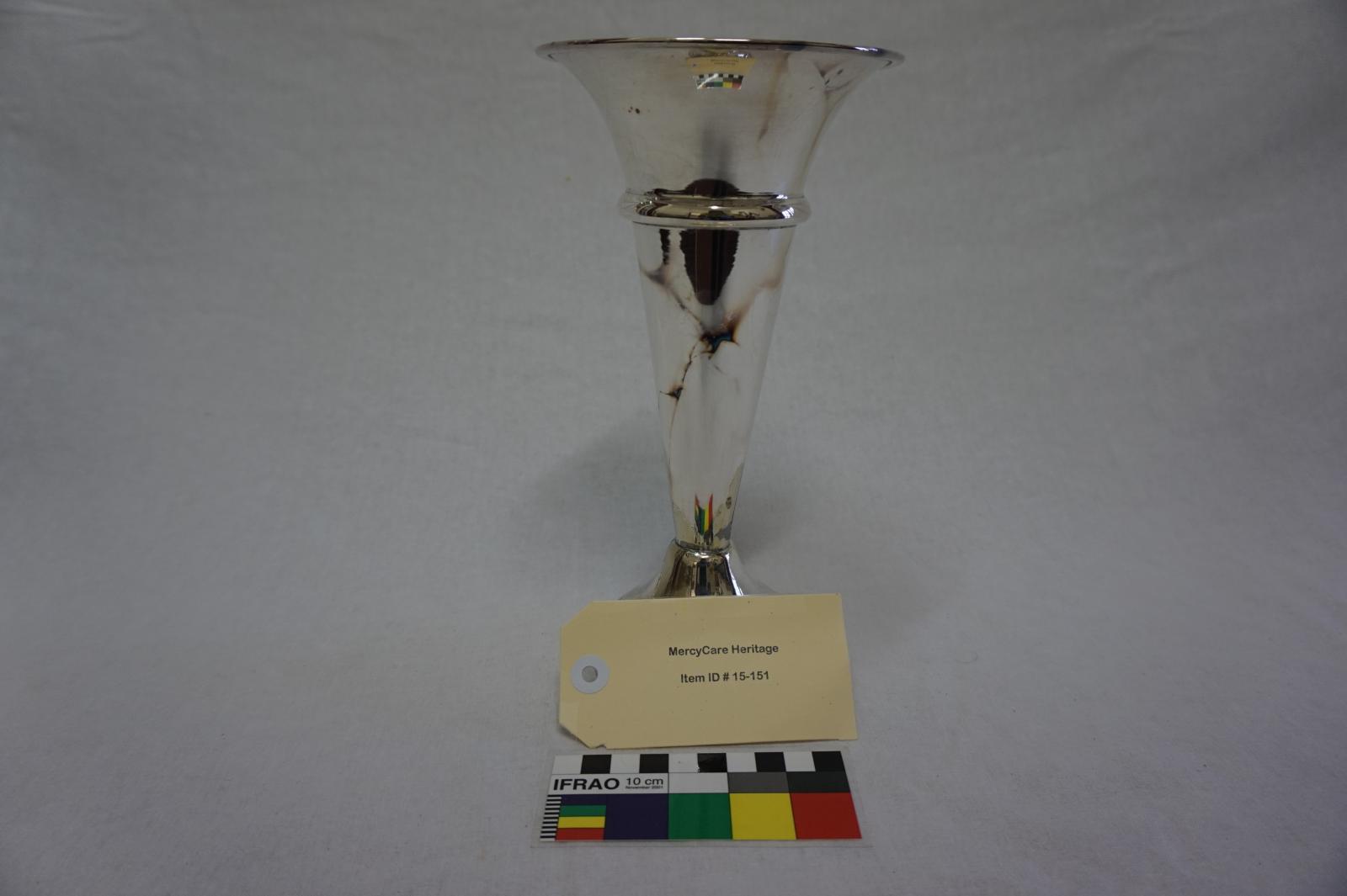 Set of 6 Silver Vases