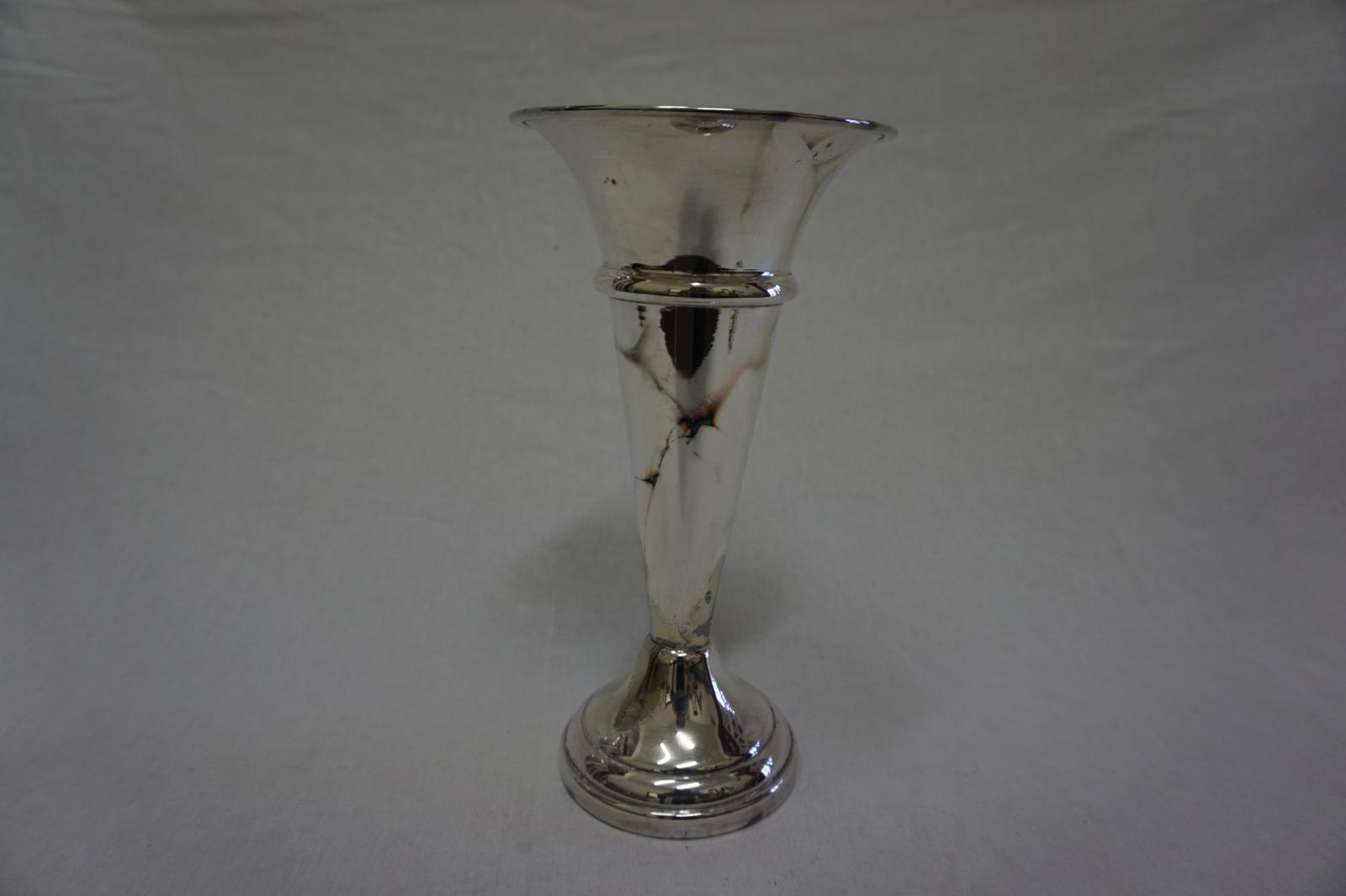 Set of 6 Silver Vases