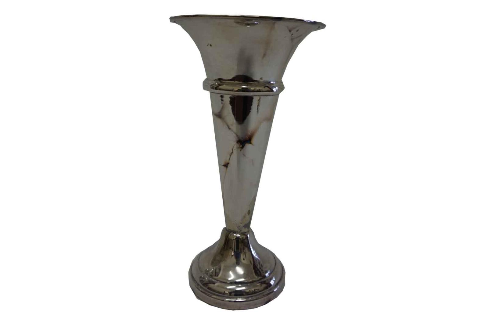Set of 6 Silver Vases
