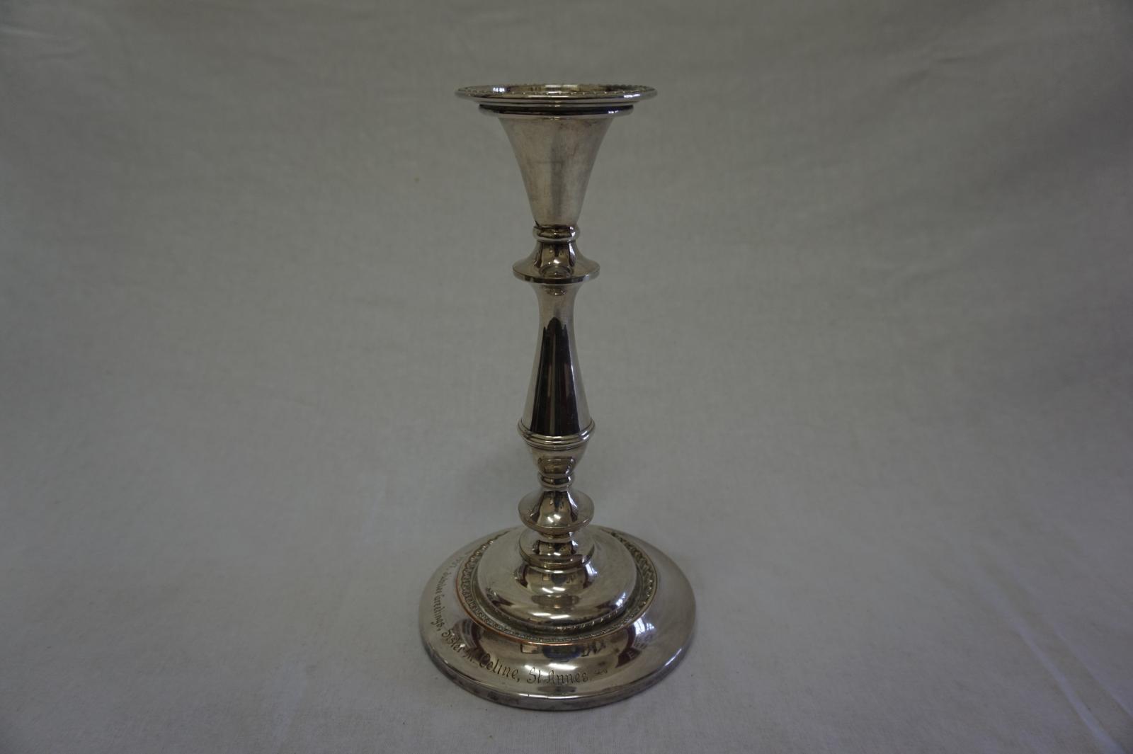 Silver Candle Stand