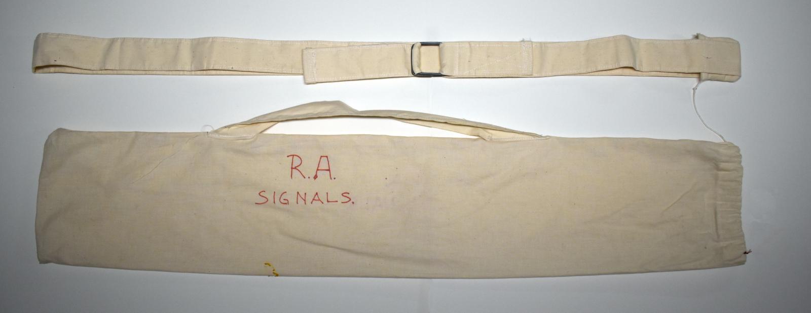 Ceremonial Pennant Flag 2nd A.I.F Signals Corps Albany - bag