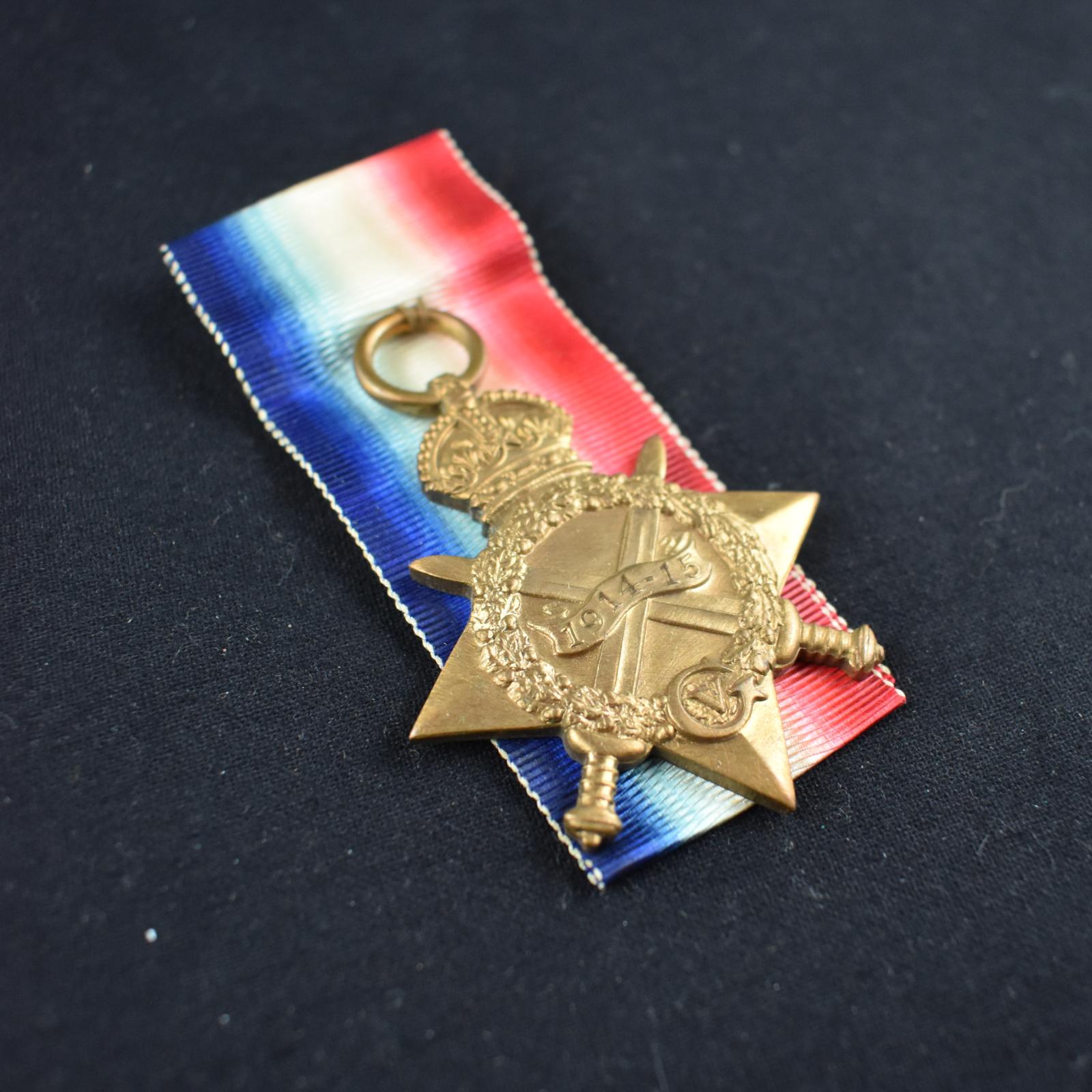 First World War 1914-1915 Star Medal Issued to Spr J. DENNEY, 142