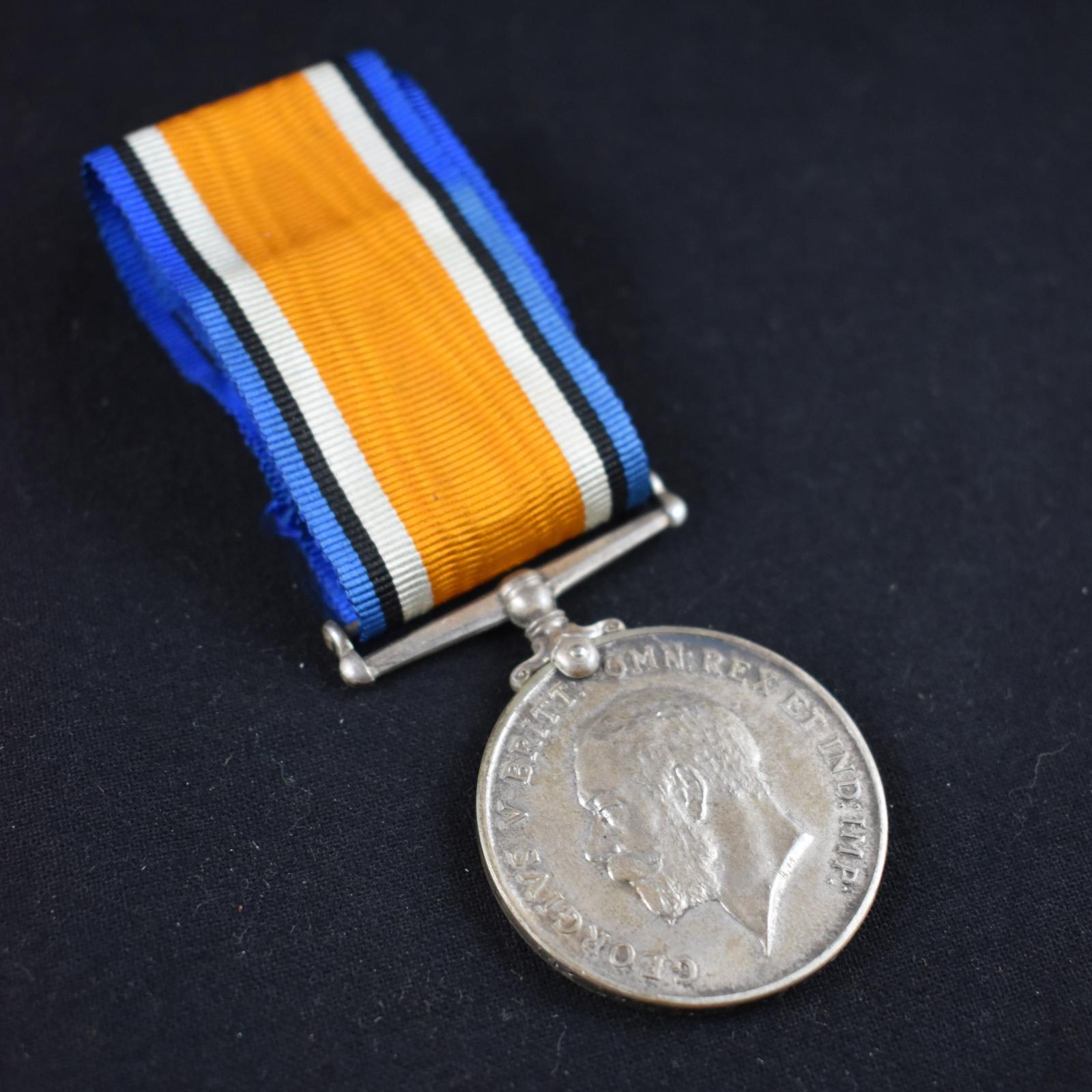 First World War 1914-1918 British War Medal Issued to Spr J. DENNEY, 142