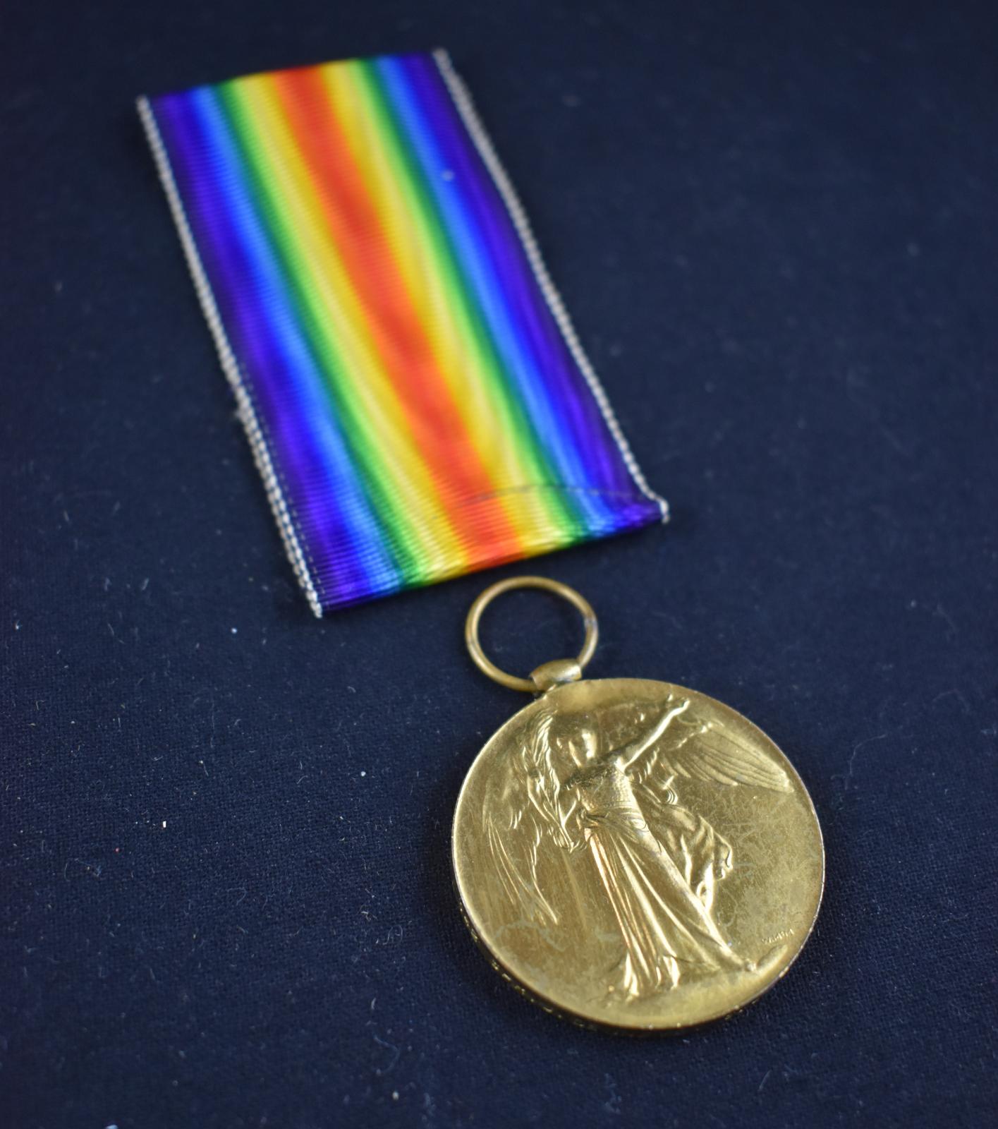 First World War 1914-1918 Victory Medal Issued to Spr J. DENNEY, 142