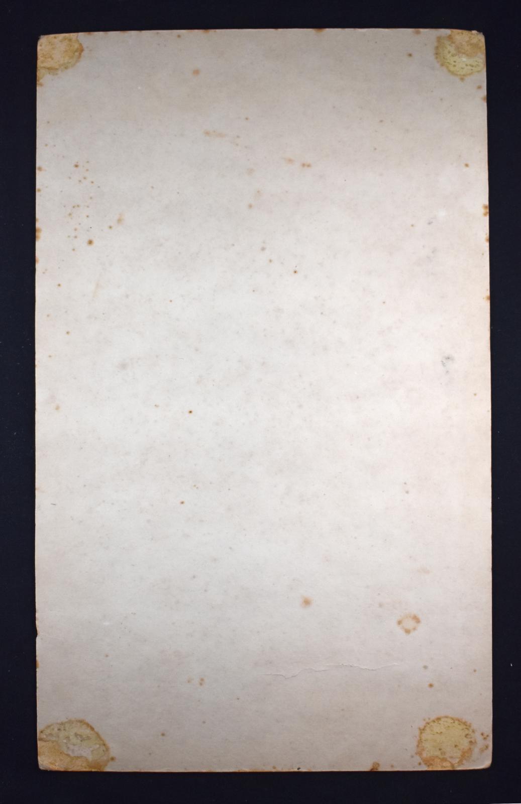 'Letter of Condolence', sent to the mother of Spr John DENNEY, 142. (rear view)