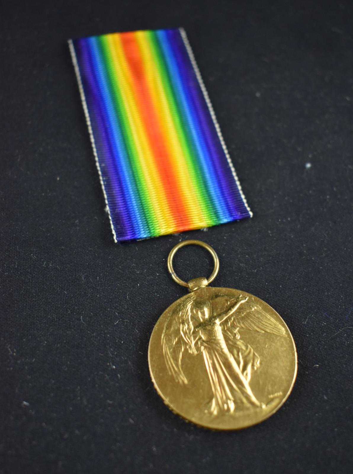 First World War 1914-1918 Victory Medal Issued to Private James Arthur DENNEY