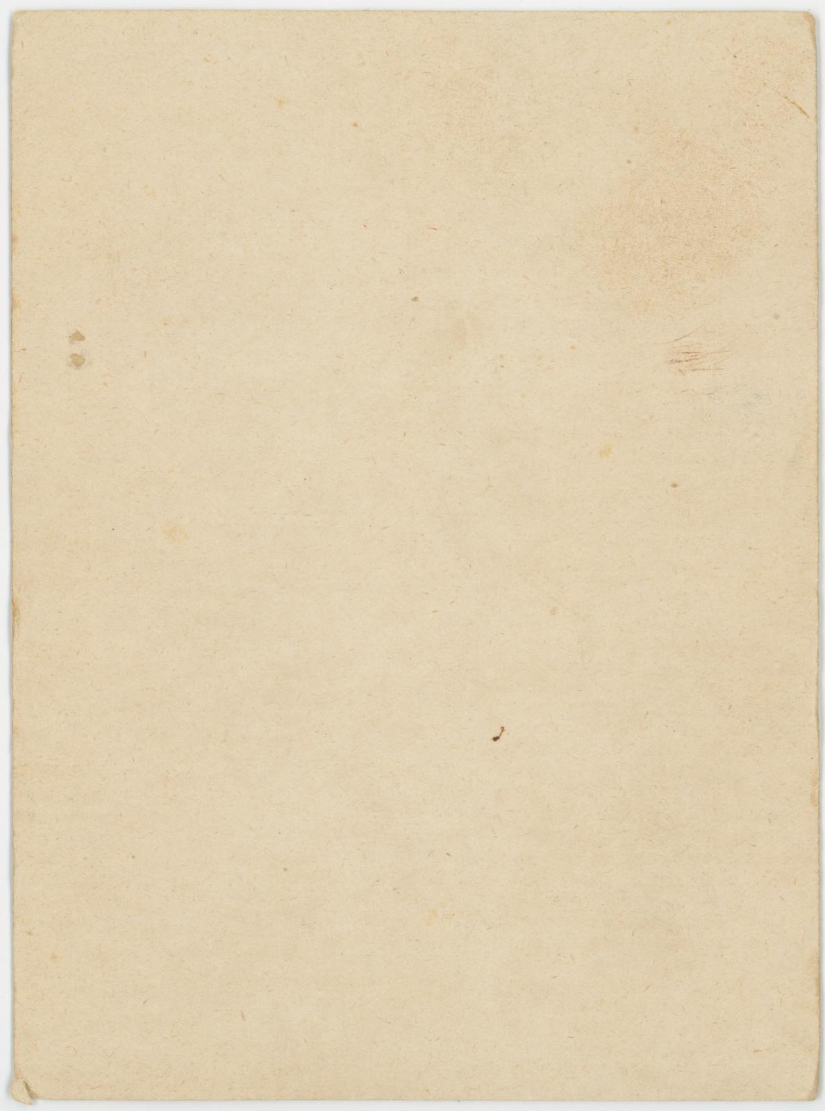 "Diocese of Perth” First Communion Card for Cyril Walter DENNEY - back