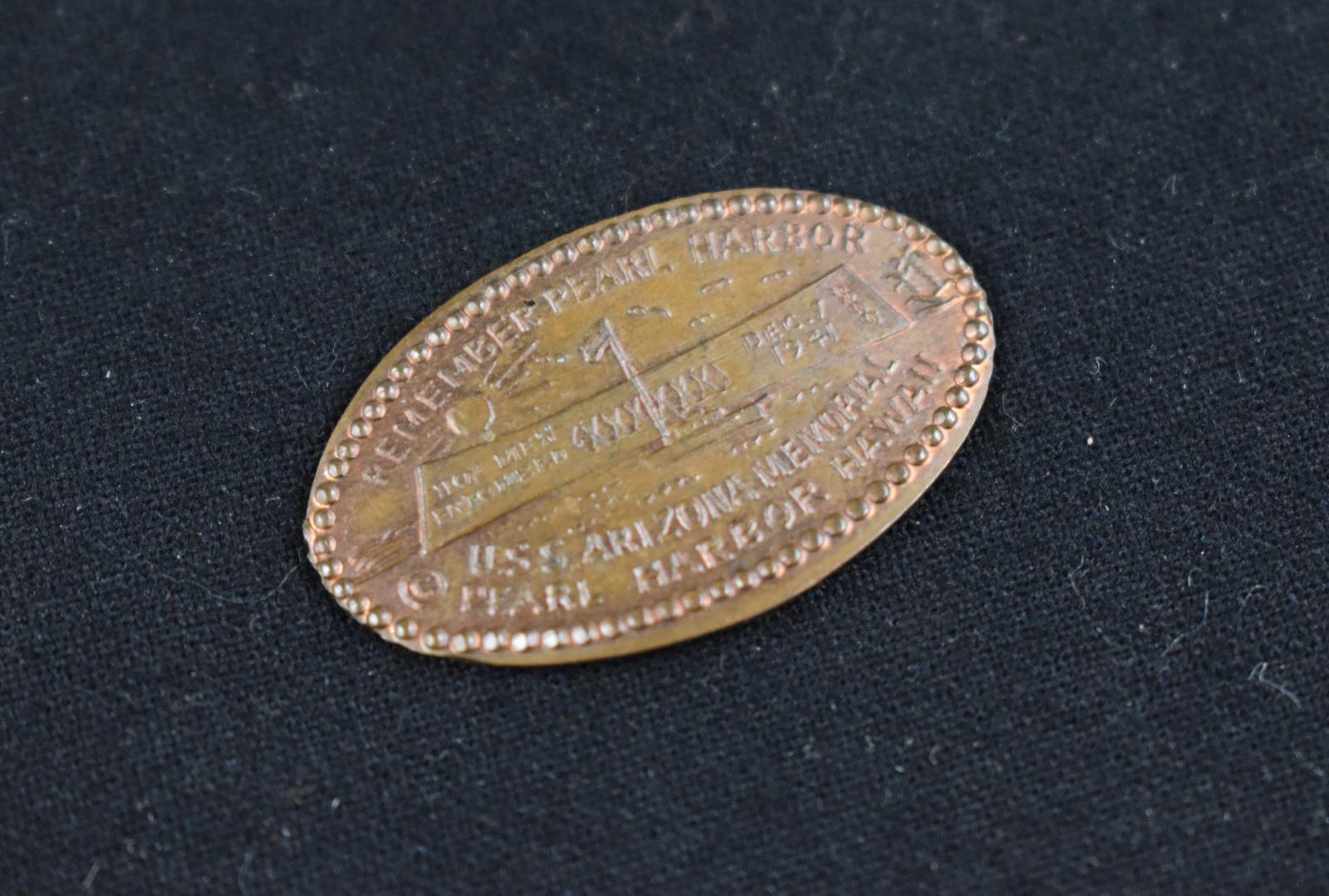 United States Penny “Remember Pearl Harbor” Souvenir Token