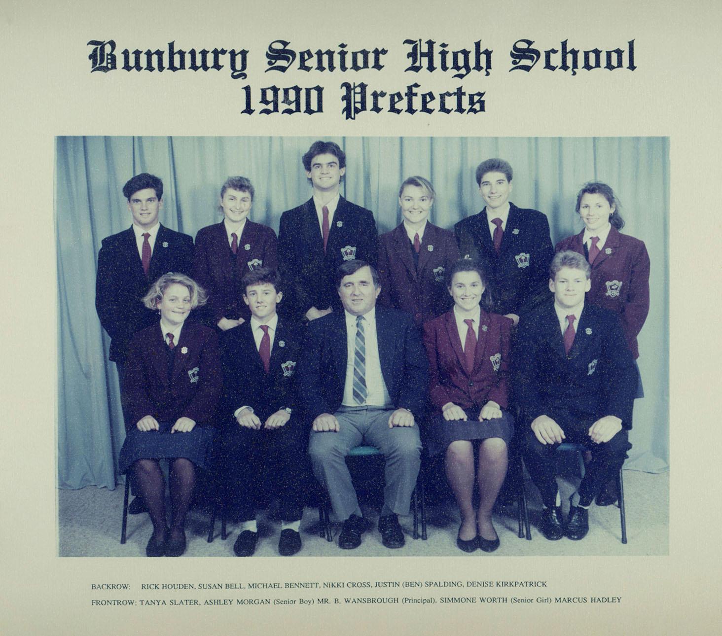 BSHS Prefects 1990