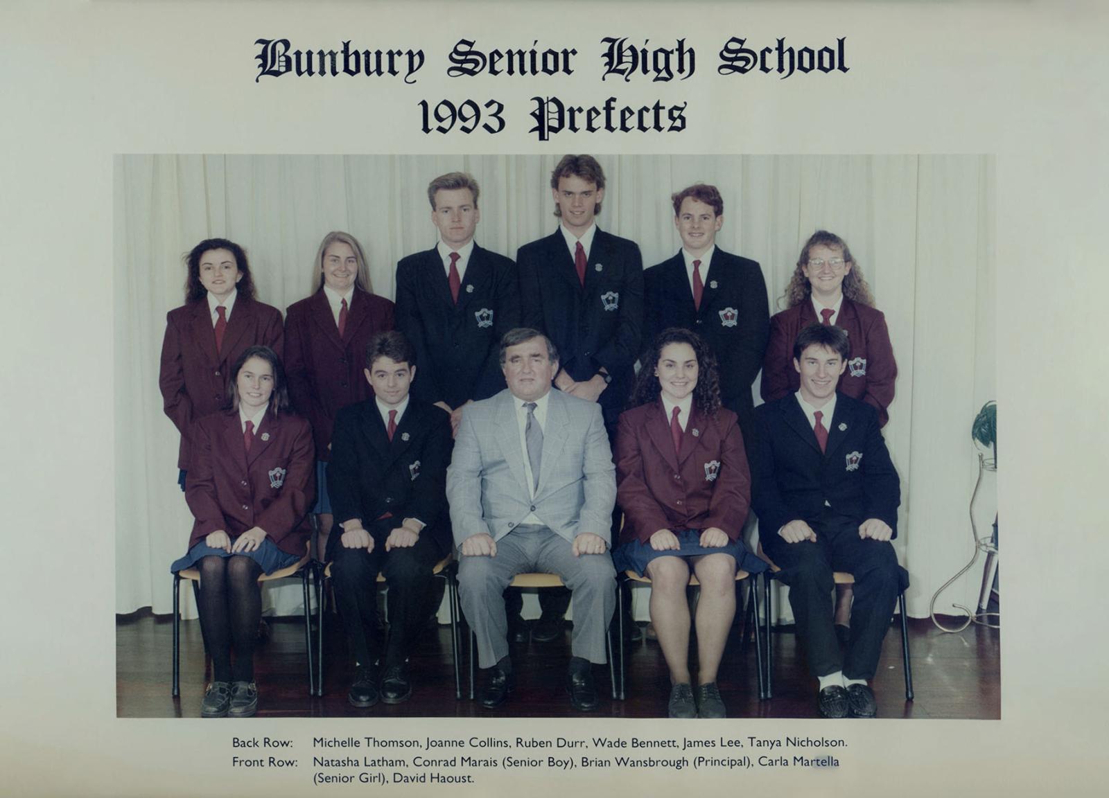 BSHS Prefects 1993