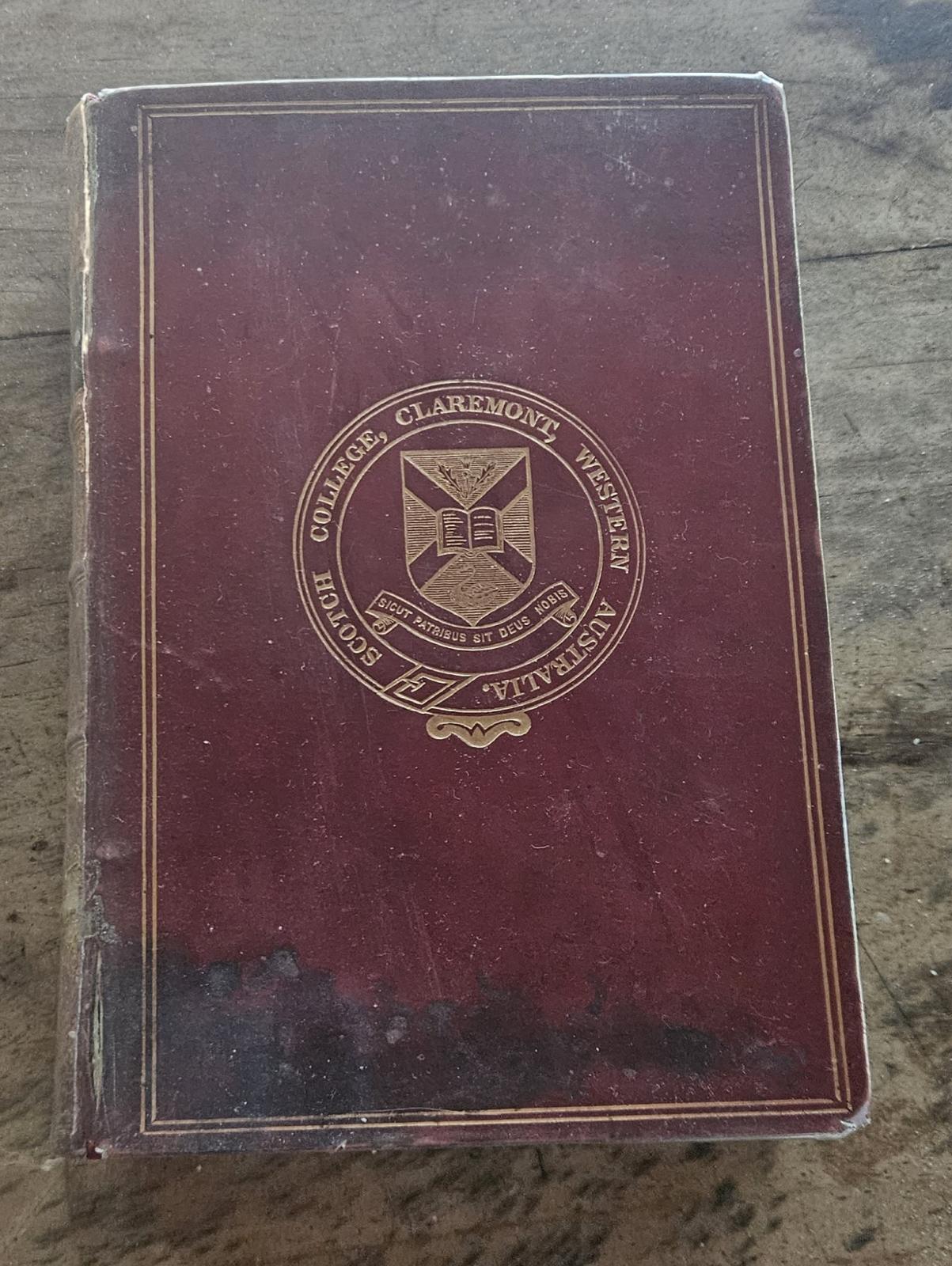 Scotch College Prize book