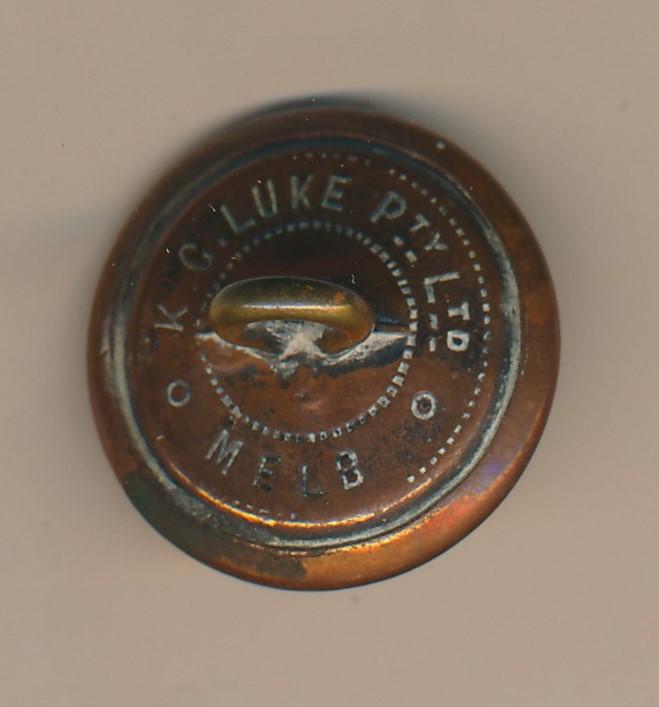 Back of Military Uniform Button