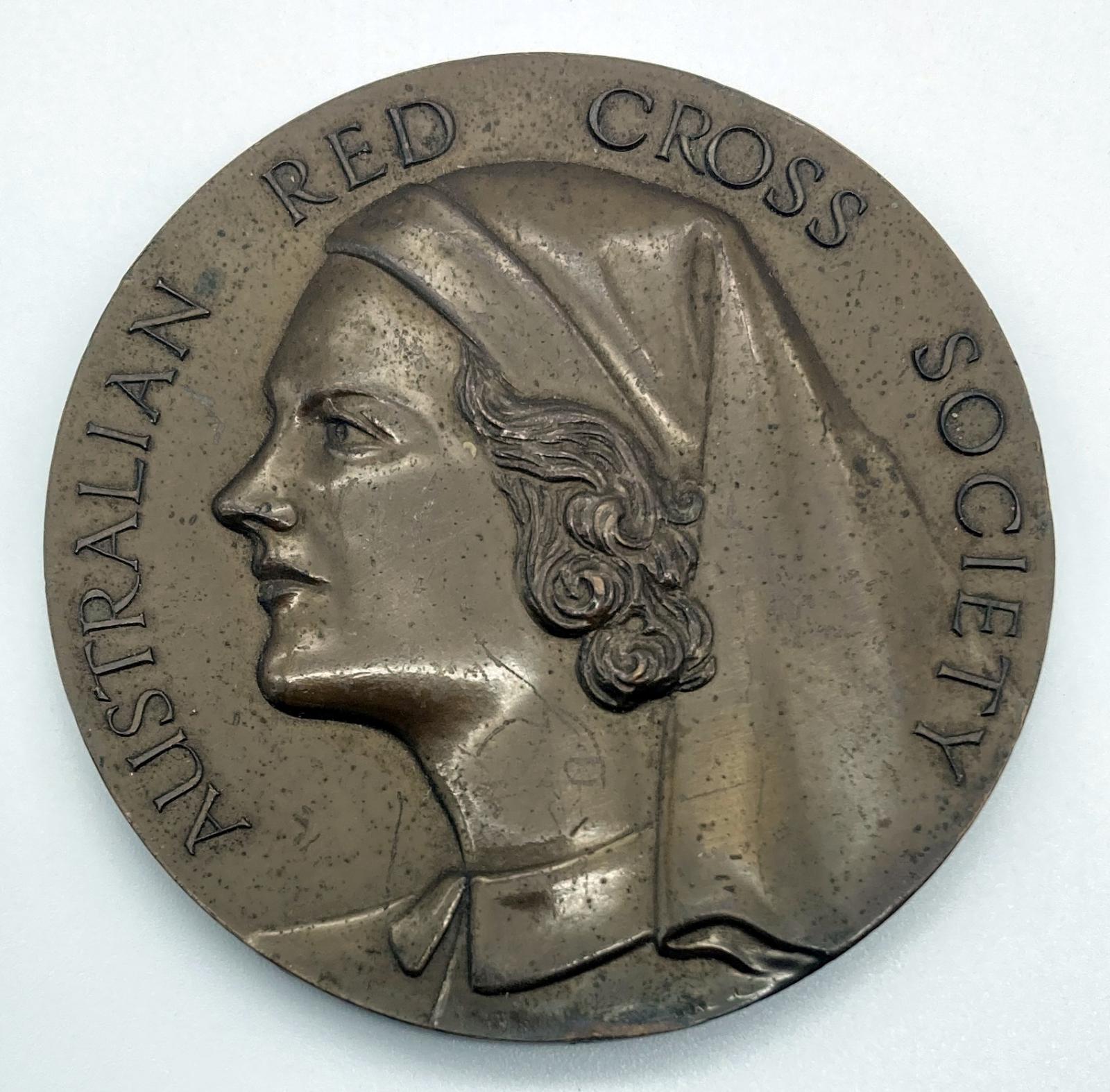 Australian Red Cross Society tennis medallion