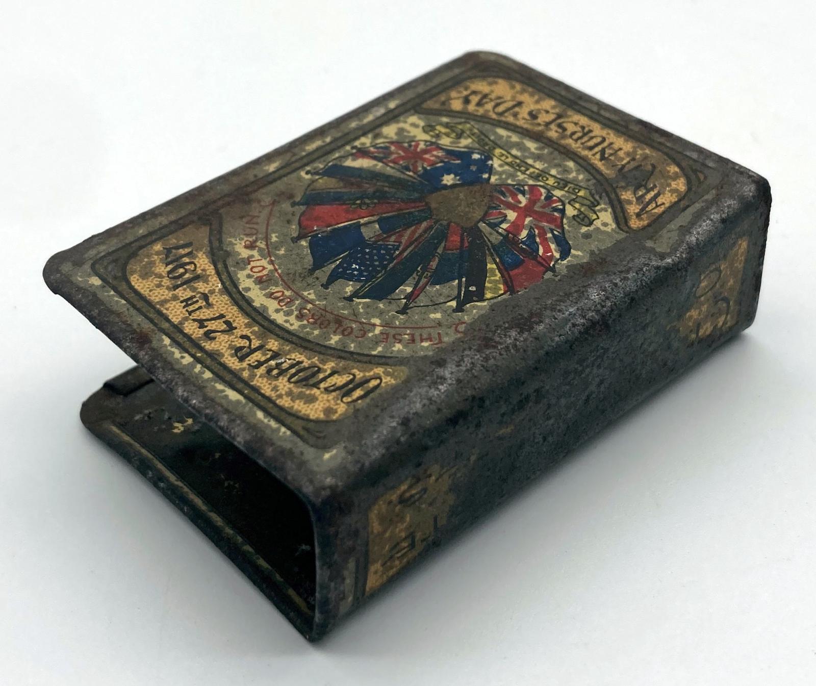 Other oblique view of South Australian Army Nurses' Day 1917 souvenir matchbox