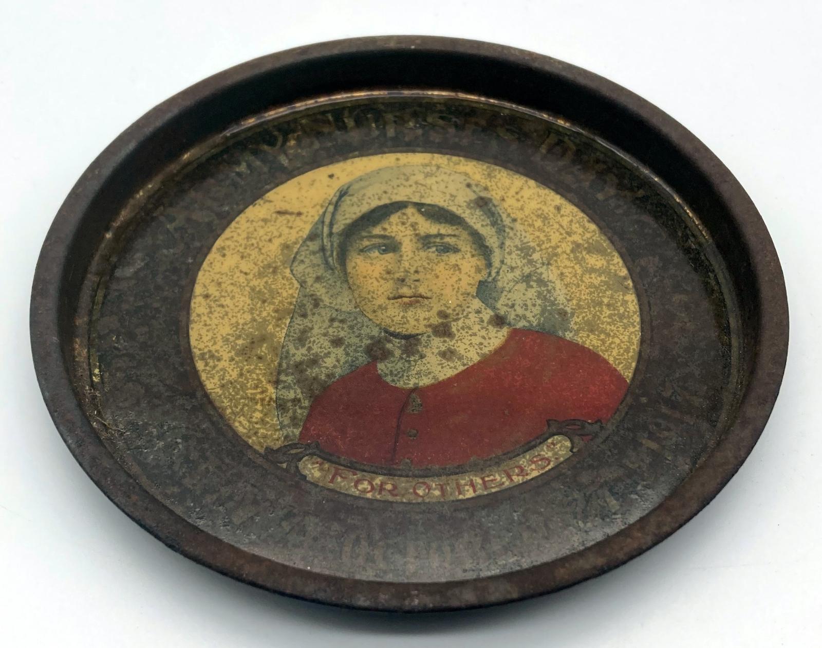 South Australian Army Nurses' Day 1917 souvenir pin tray