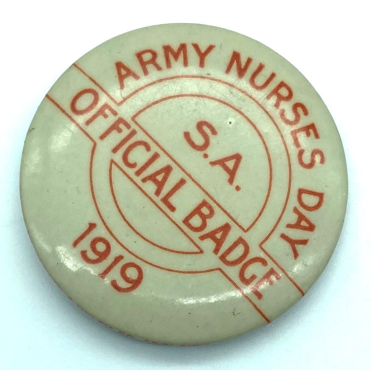 Other oblique view of South Australian Army Nurses' Day 1919 Official badge