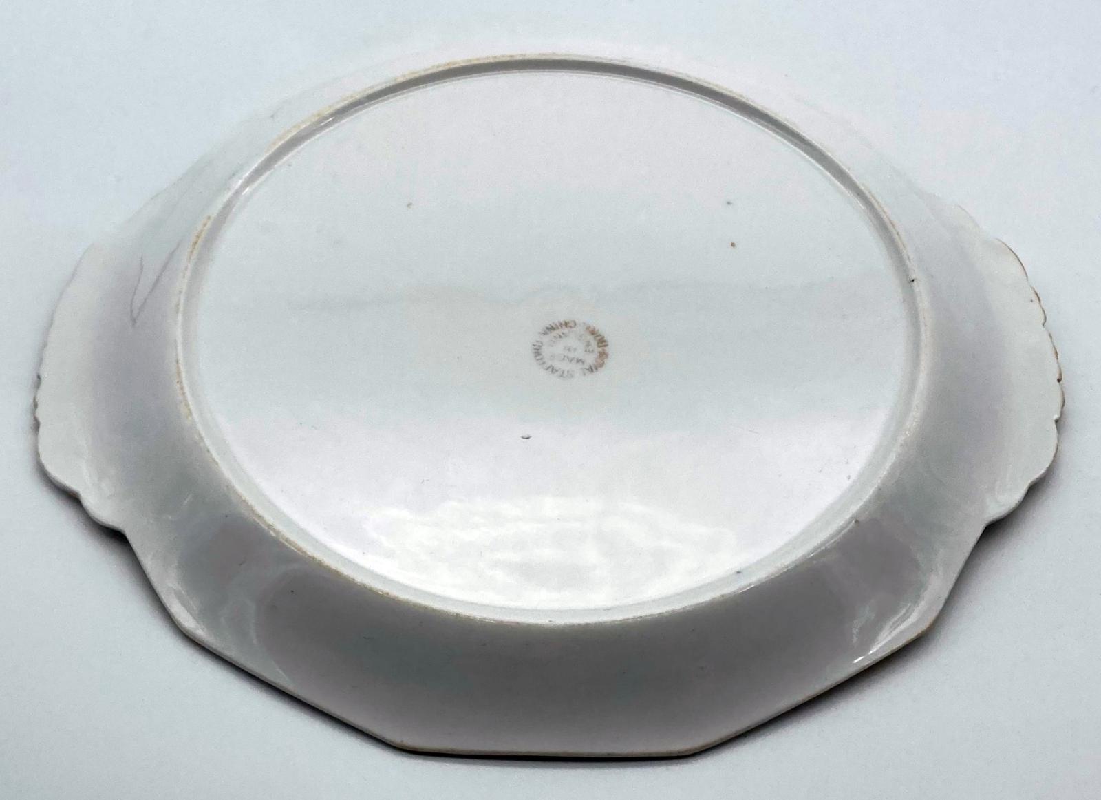 Reverse of commemorative plate celebrating the Coronation of King George VI and Queen Elizabeth