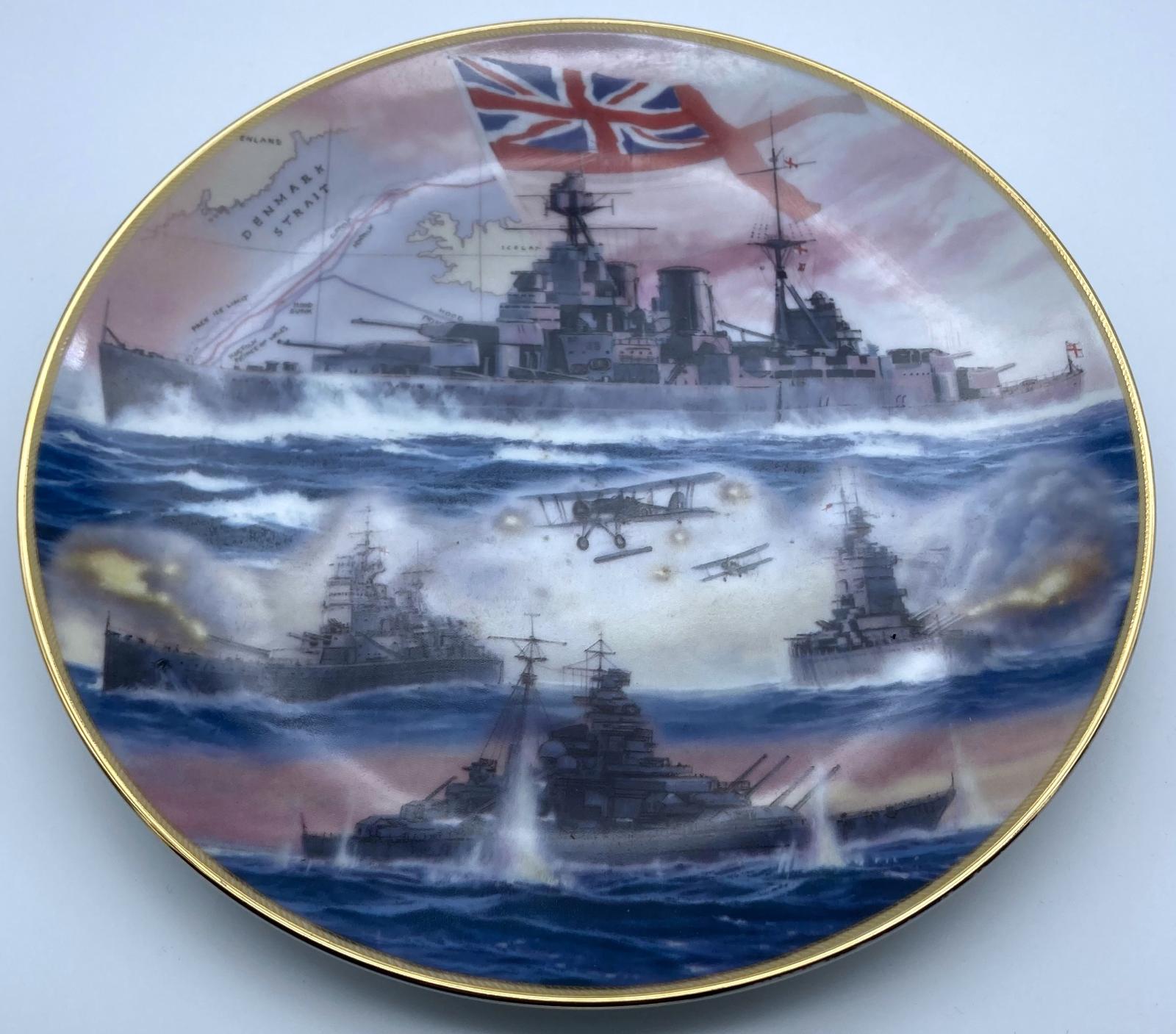 Davenport plate 'Sink the Bismarck' from 'Action Stations' series