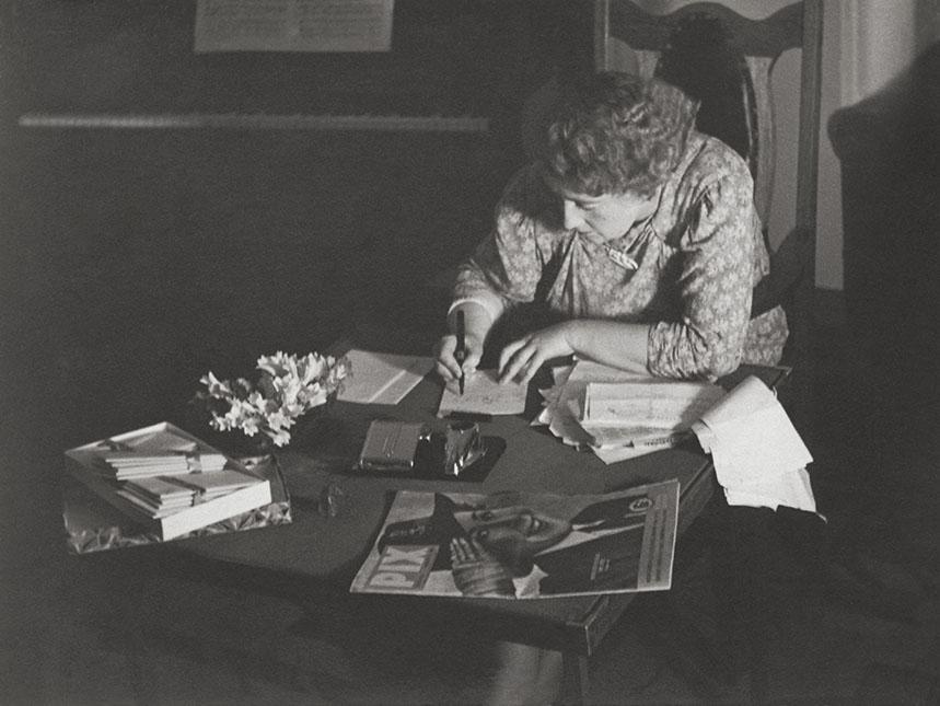 Dorothy Tangney Working At Home
