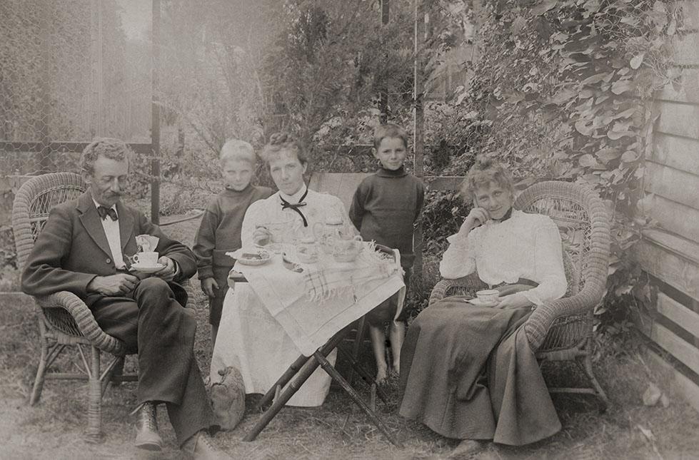 Tea In The Garden With The Napier Family