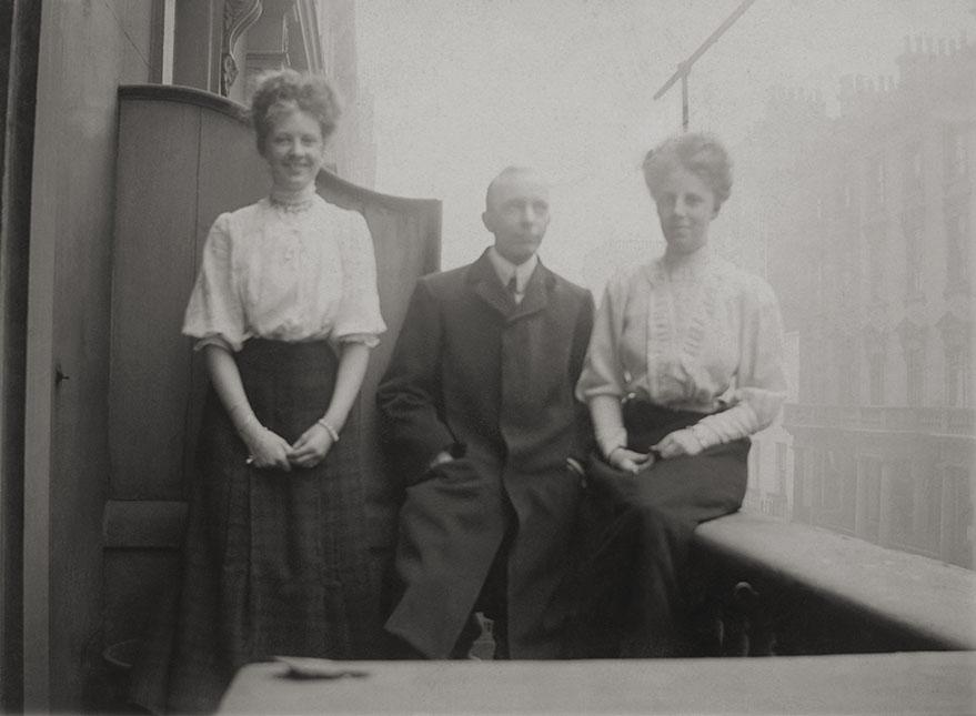 Group On Balcony